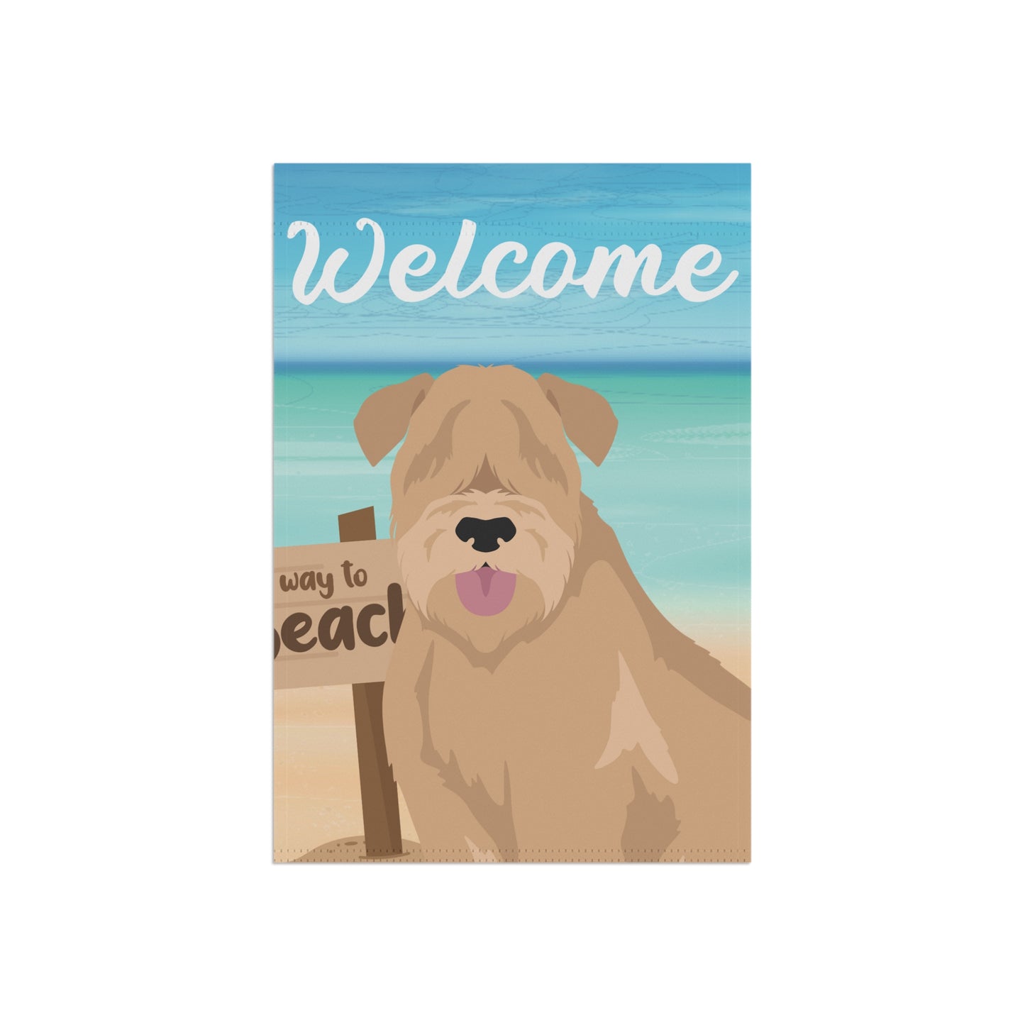 Soft Coated Wheaten Terrier Dog Garden Flag