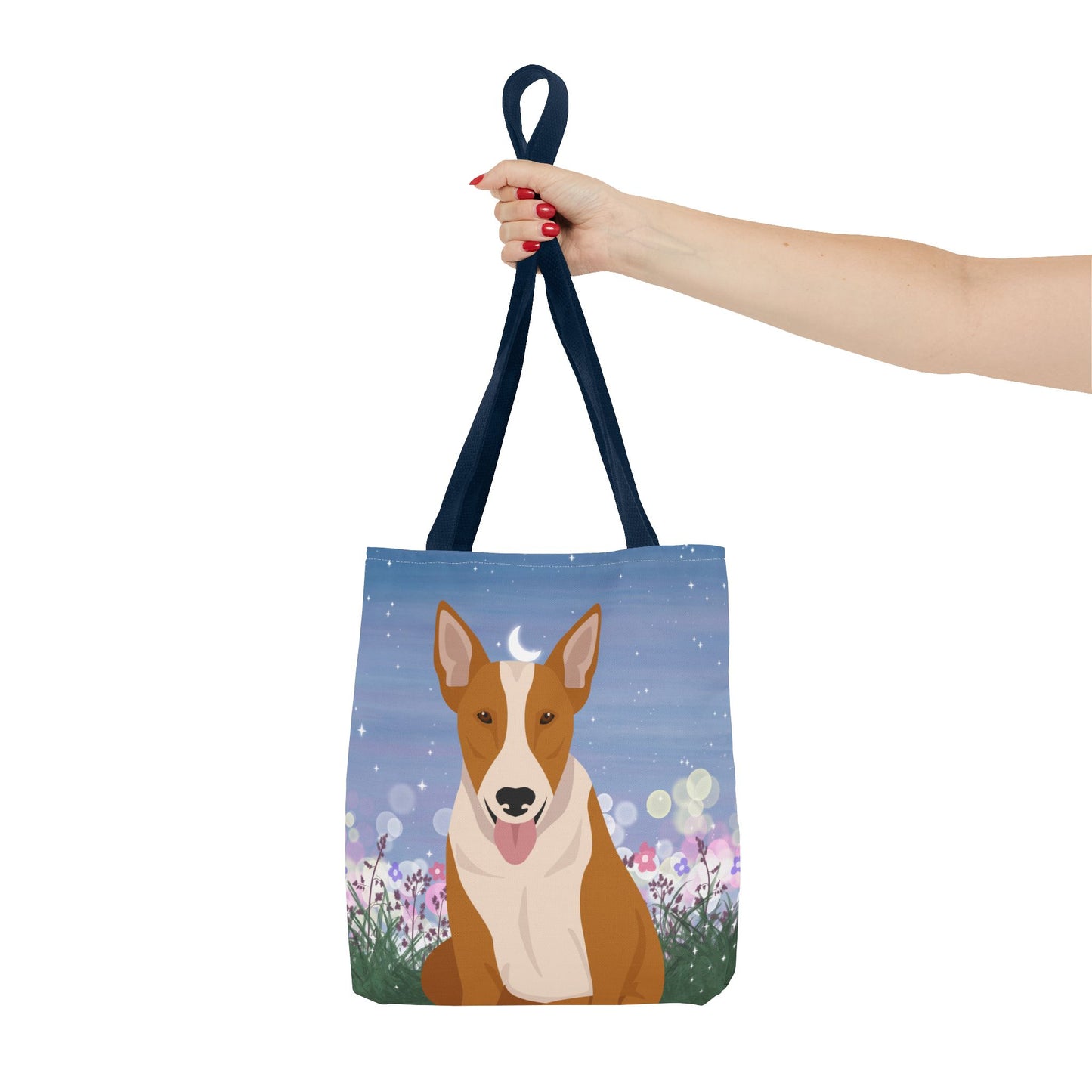 Bull Terrier Dog Tote Bag 13x13