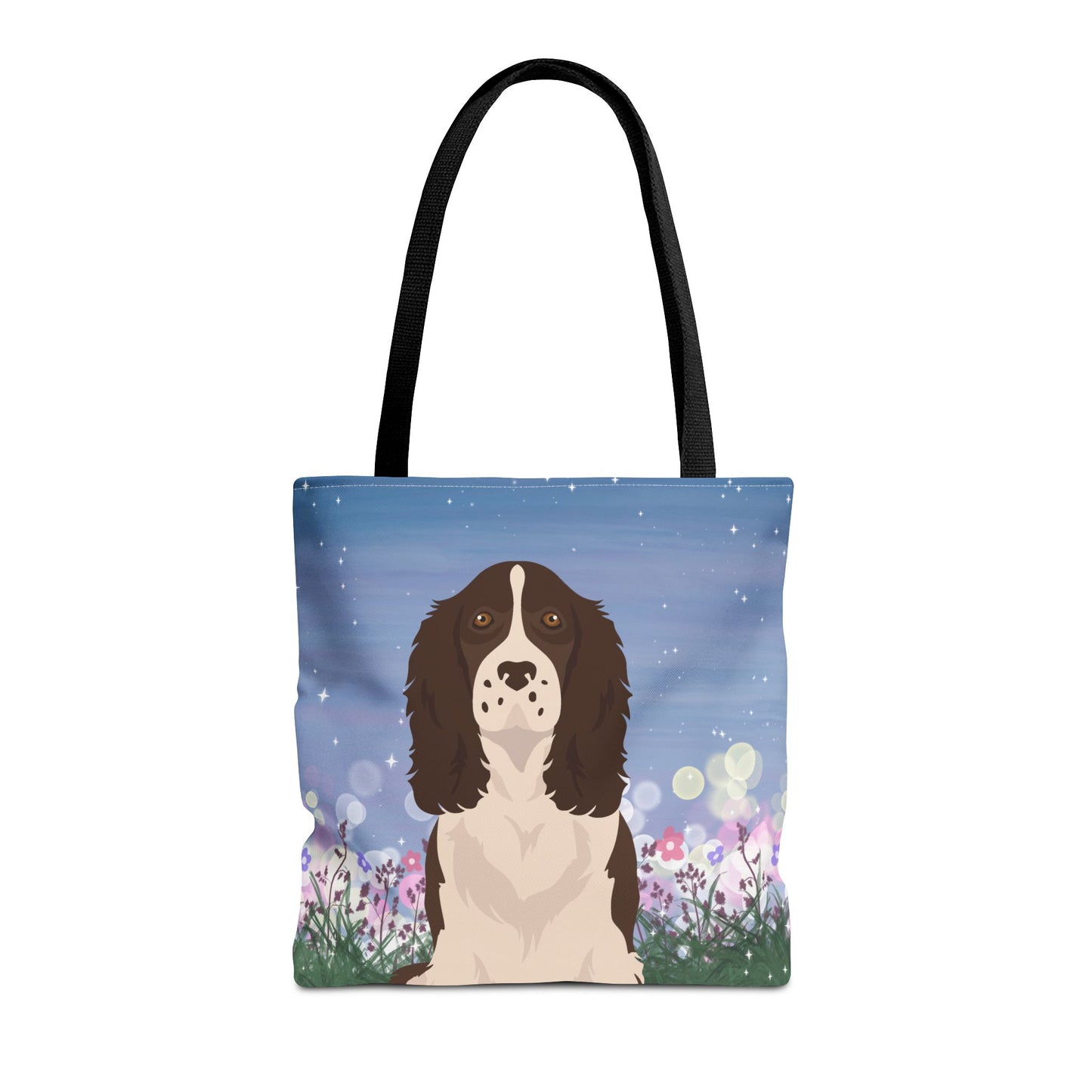 Springer Speniel Dog Tote Bag 16x16