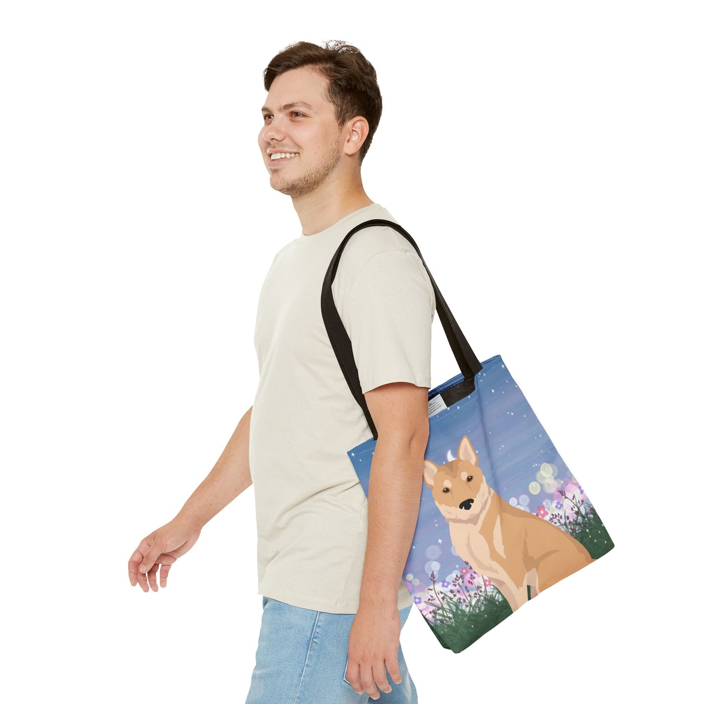 Korean Jindo Dog Tote Bag 16x16