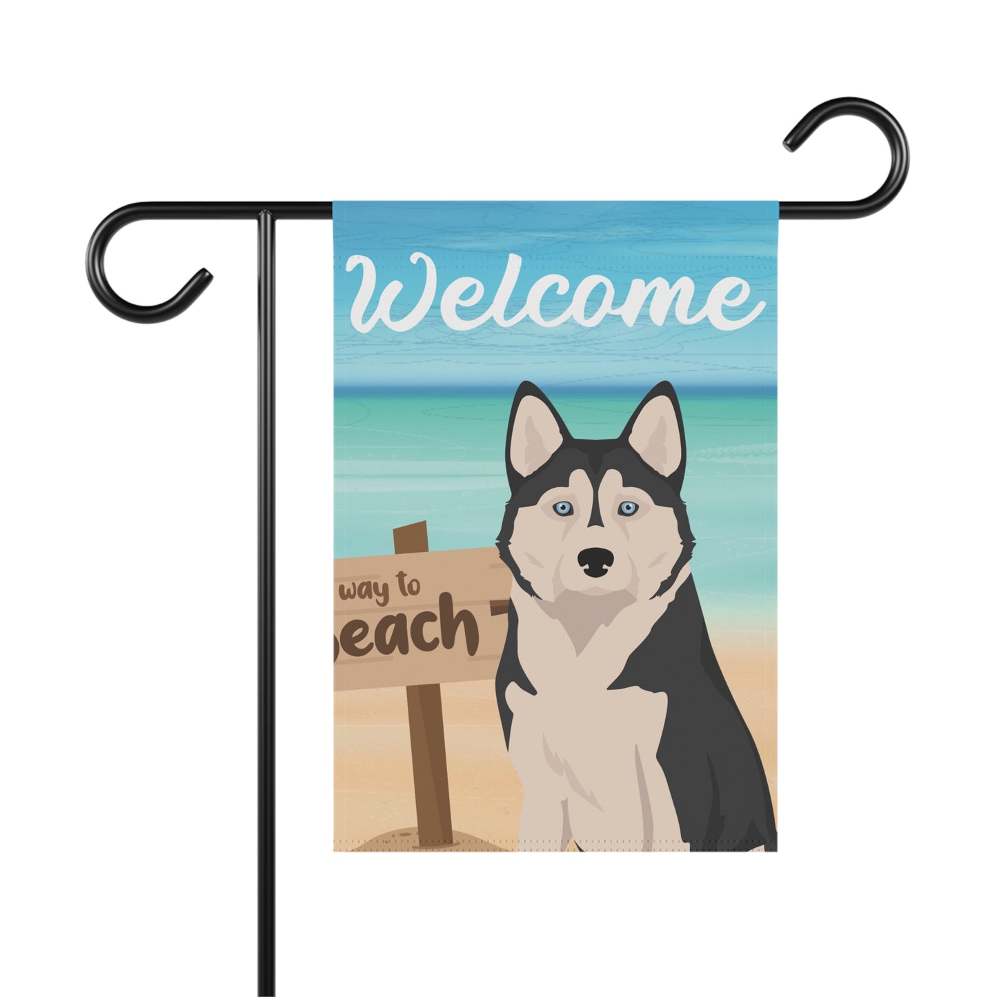 Alaskan Husky Dog Garden Flag