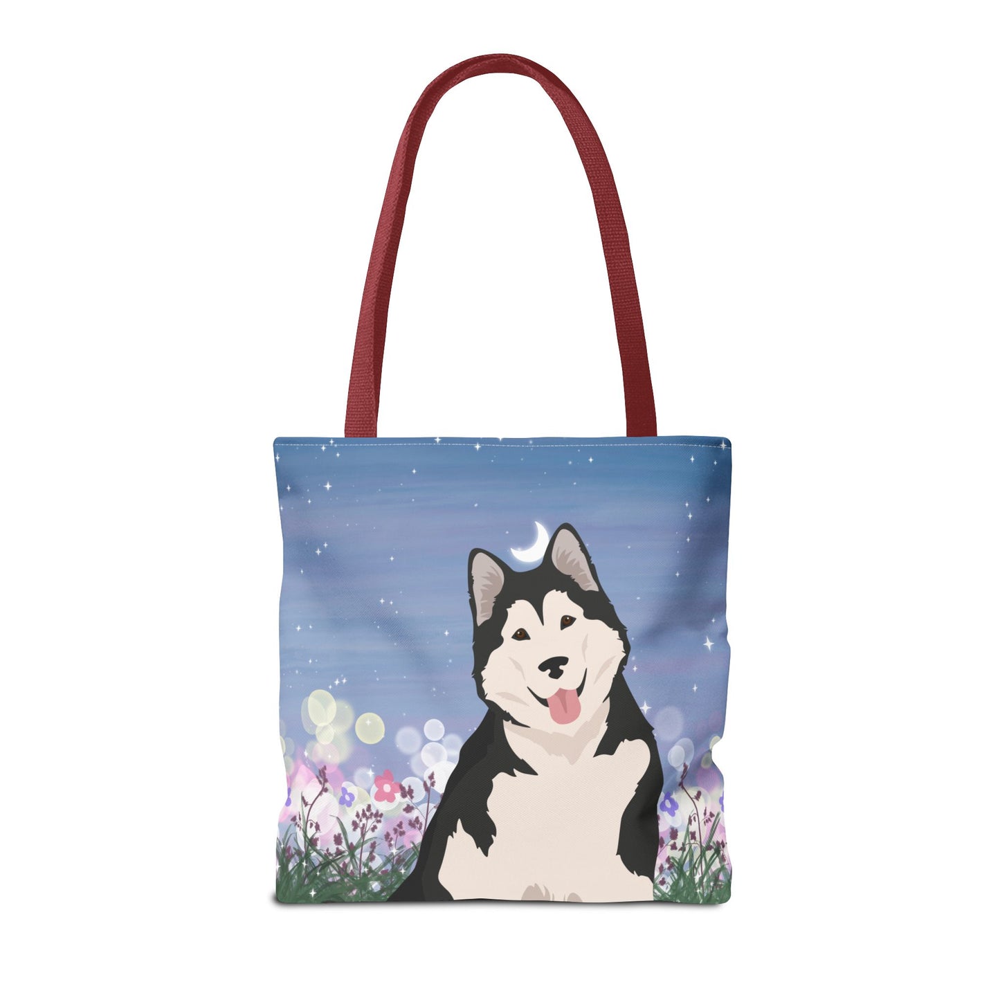 Alaskan Malamute Dog Tote Bag 16x16