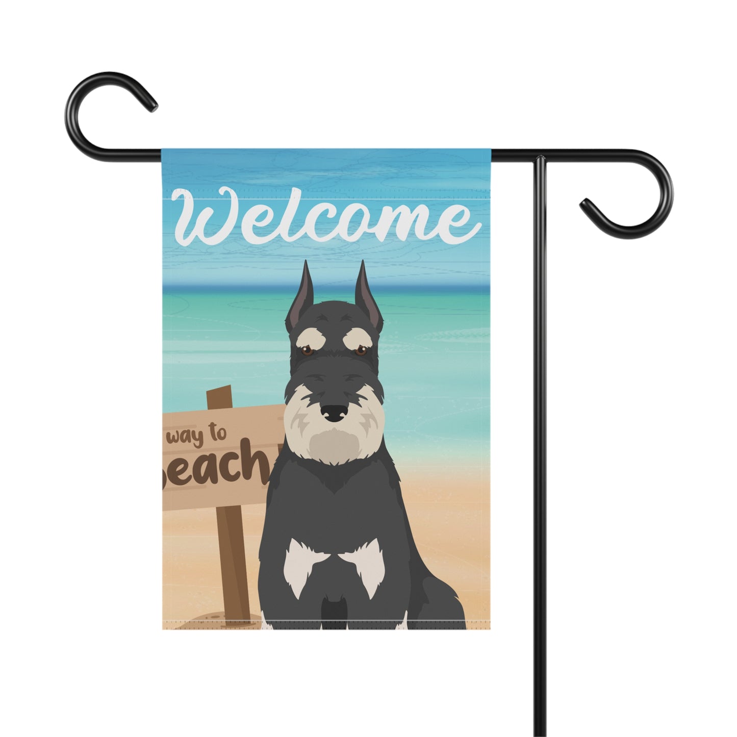 Schnauzer Dog Garden Flag