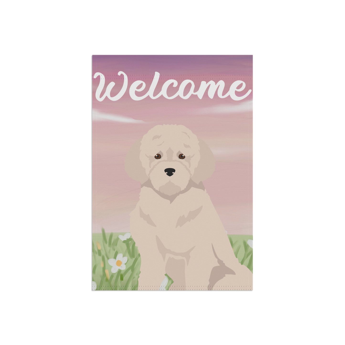 Lagotto Romagnolo Dog Welcome Garden Flag