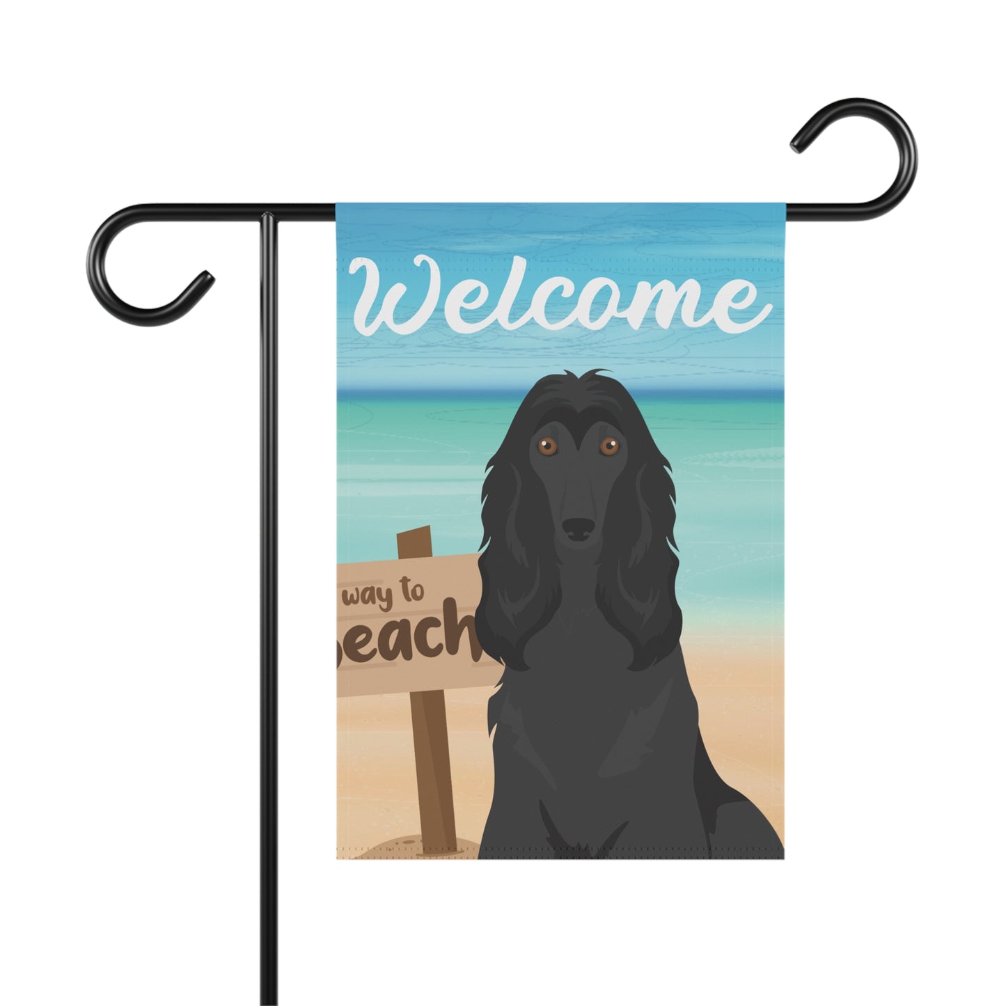 Afghan Hound Dog Garden Flag
