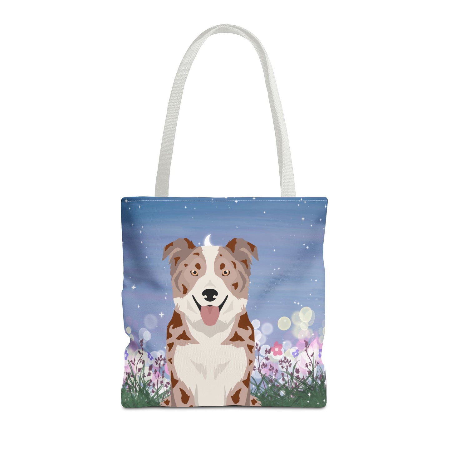 Border Collie Dog Tote Bag 16x16