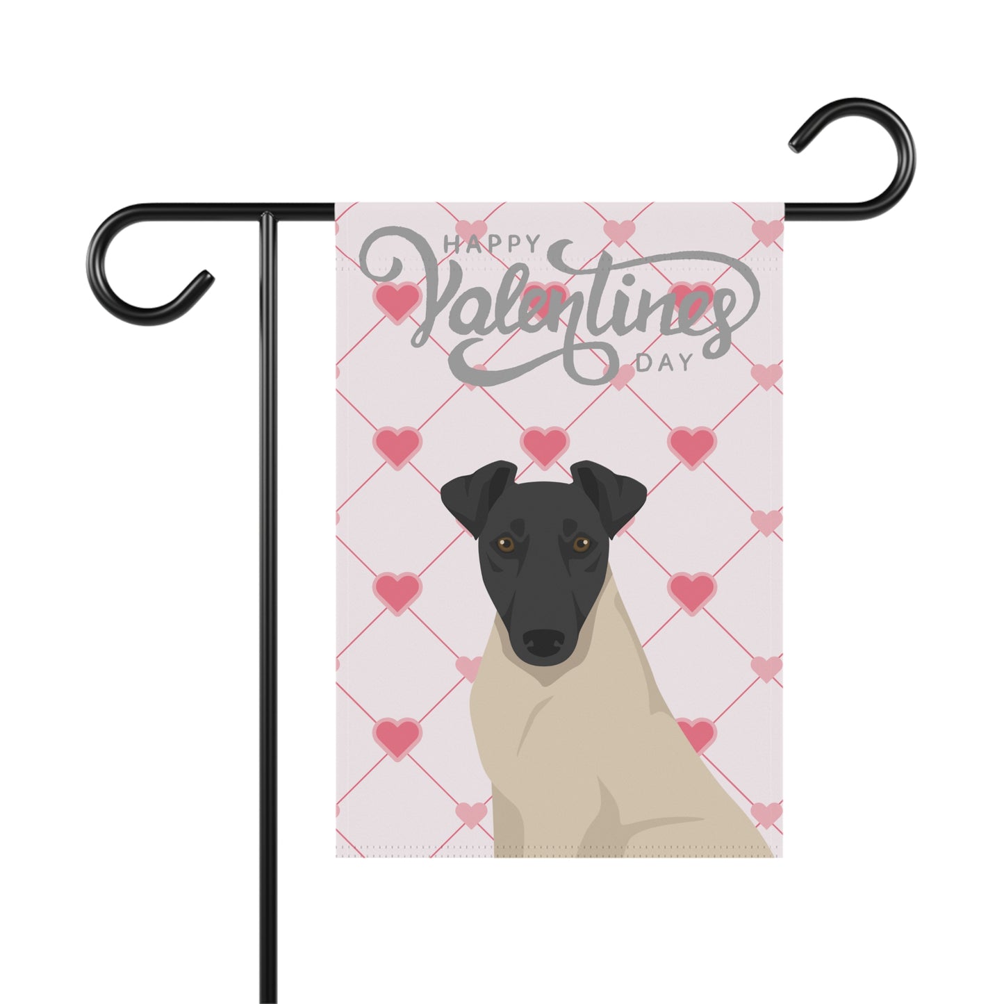 Smooth Fox Terrier Dog Valentines Day Garden Flag