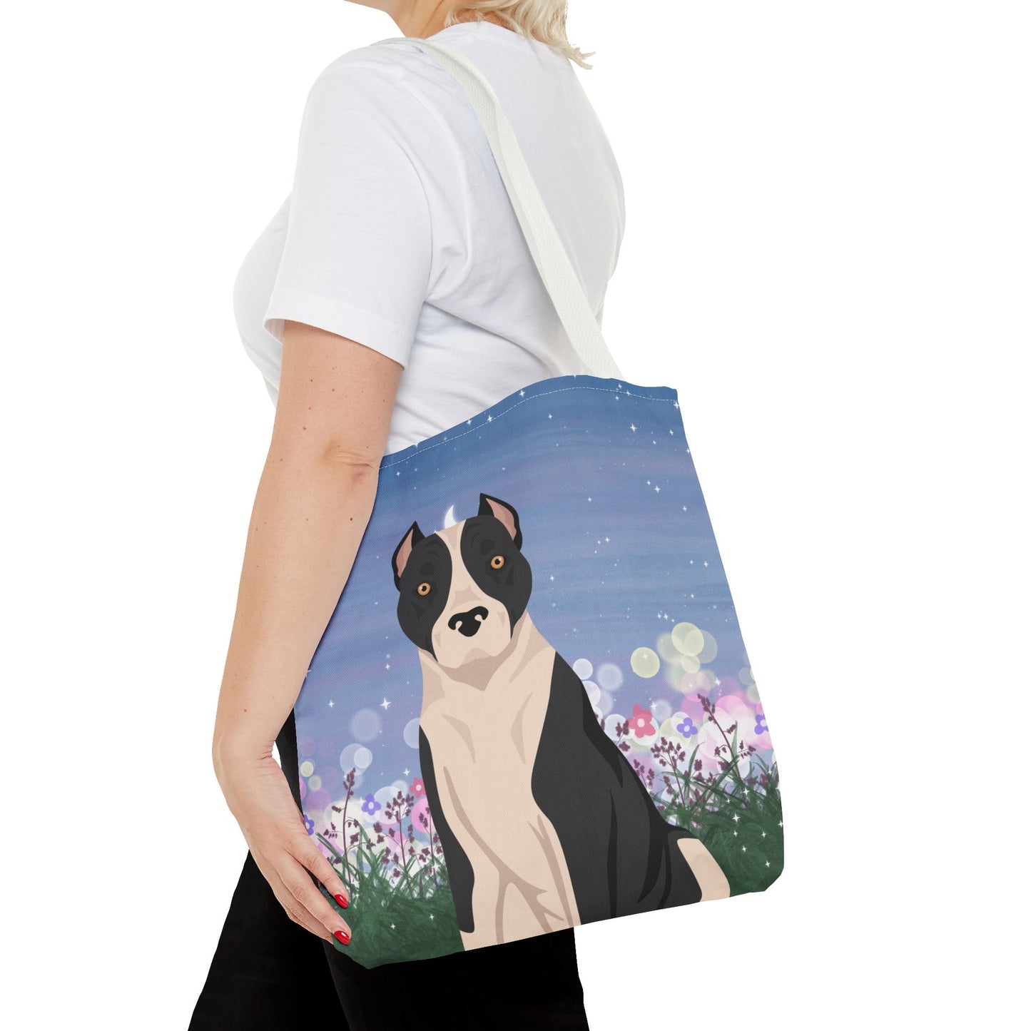 American Staffordshire Terrier Dog Tote Bag 16x16