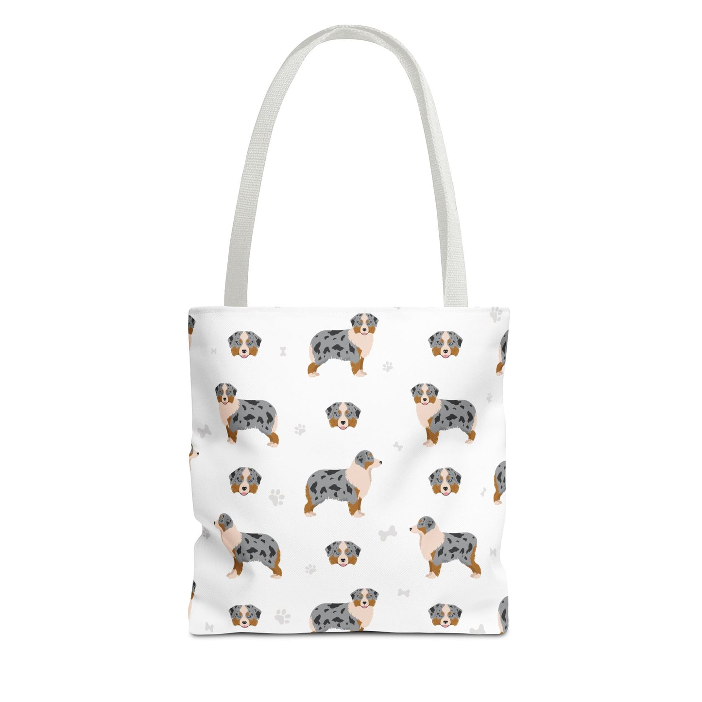 Miniature Australian Shepherd Dog Tote Bag, Aussie Dog Mom Gift