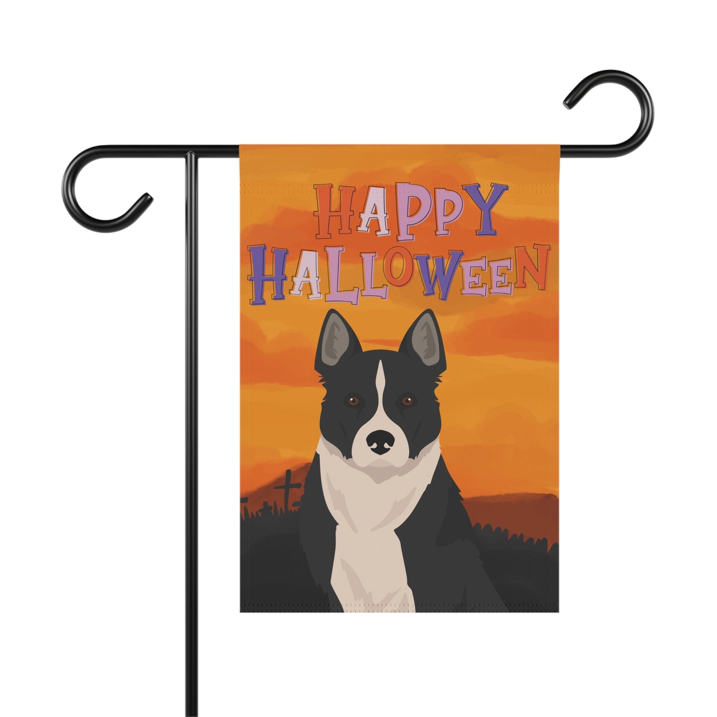 Karelian Bear Dog Dog Halloween Garden Flag