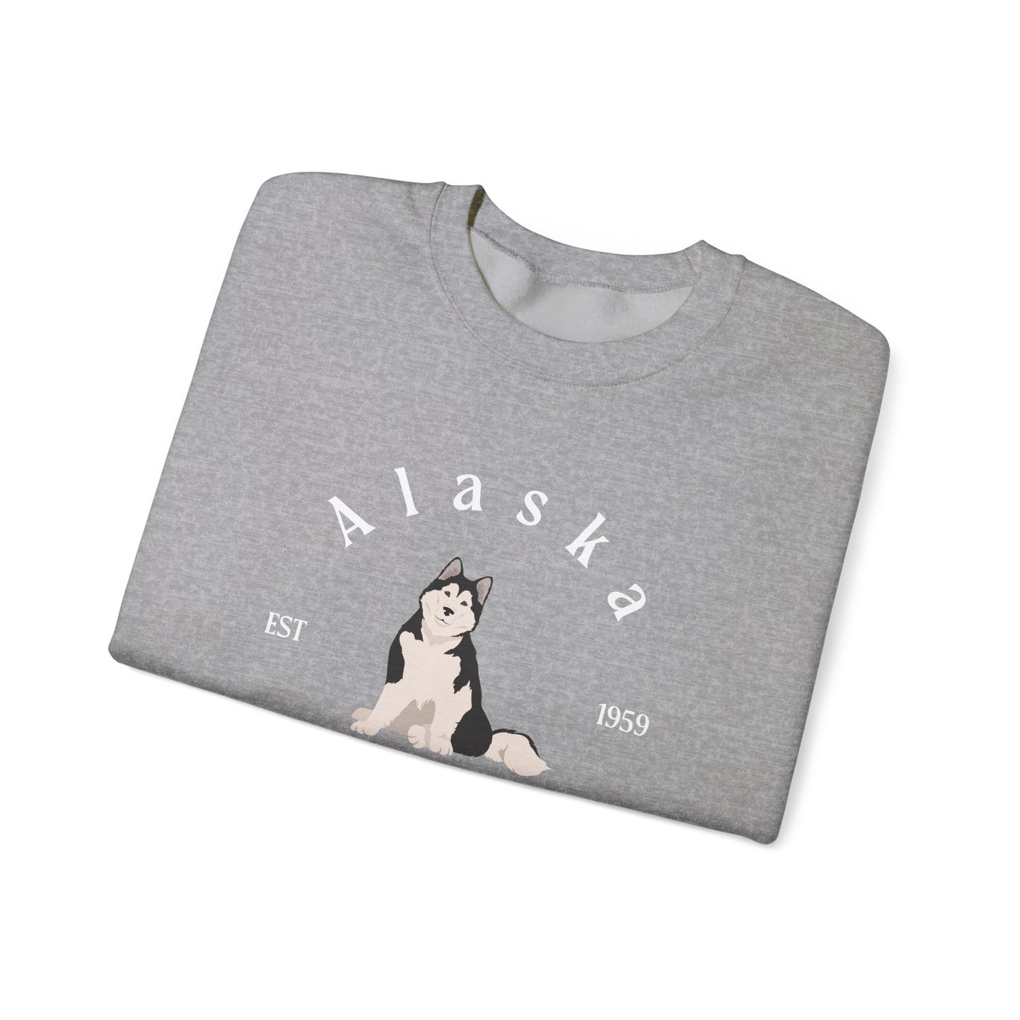 Alaskan Malamute State Dogs Unisex Heavy Blend Crewneck Sweatshirt
