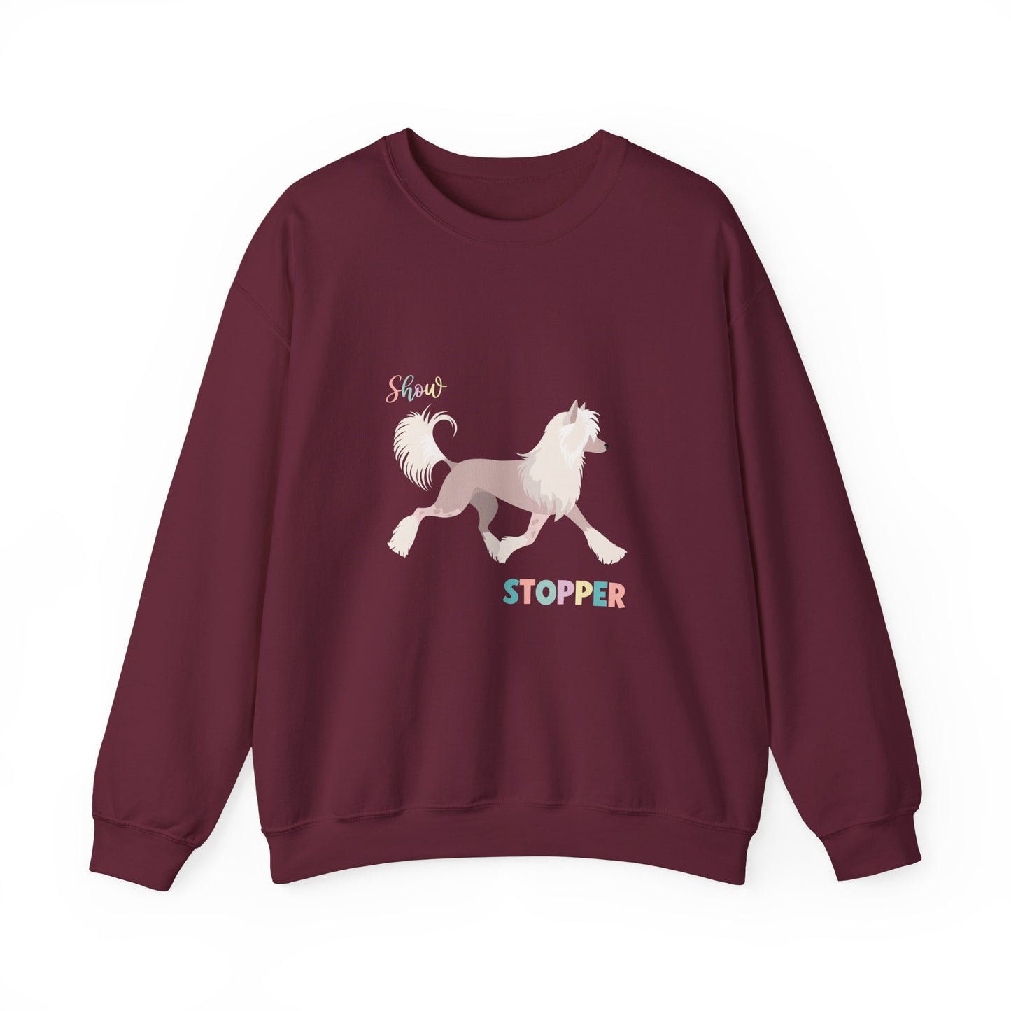 Chinese Crested Dog Dog Unisex Heavy Blend Crewneck Sweatshirt