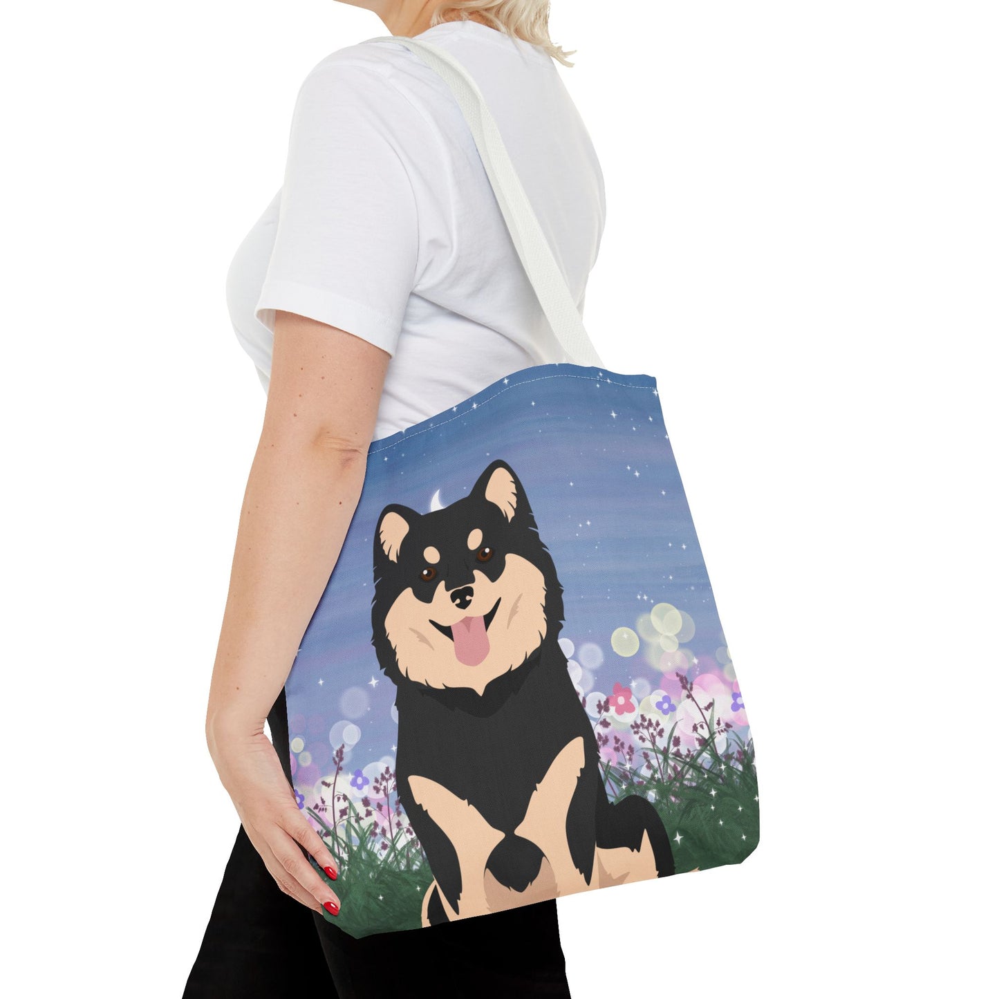 Finnish Lapphund Dog Tote Bag 16x16