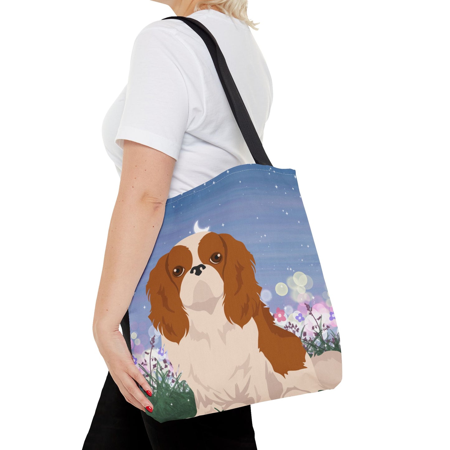English Toy Spaniel Dog Tote Bag 16x16