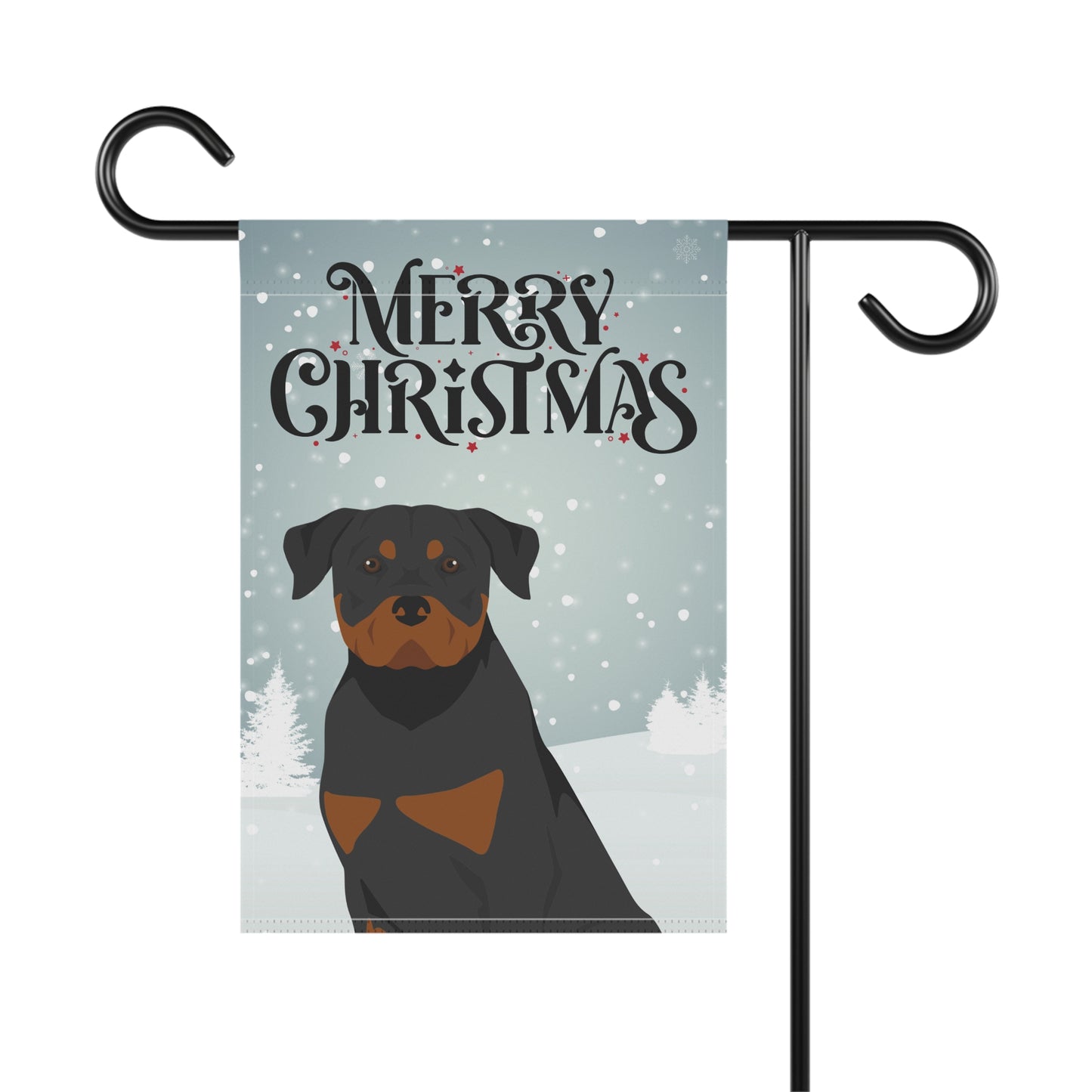 Rottweiler Dog Garden Flag