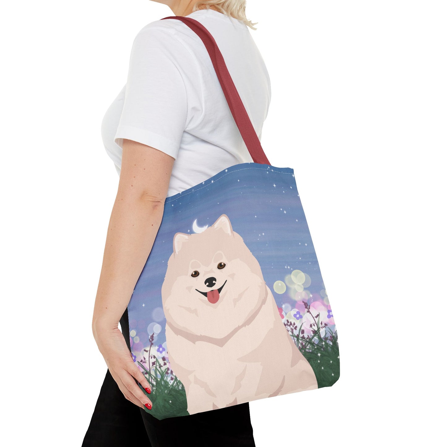 Pomeranian Dog Tote Bag 16x16