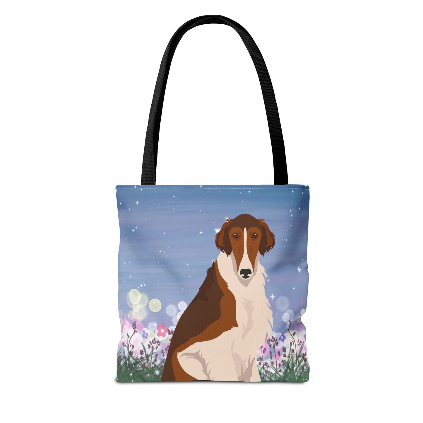 Borzoi Dog Tote Bag 13x13