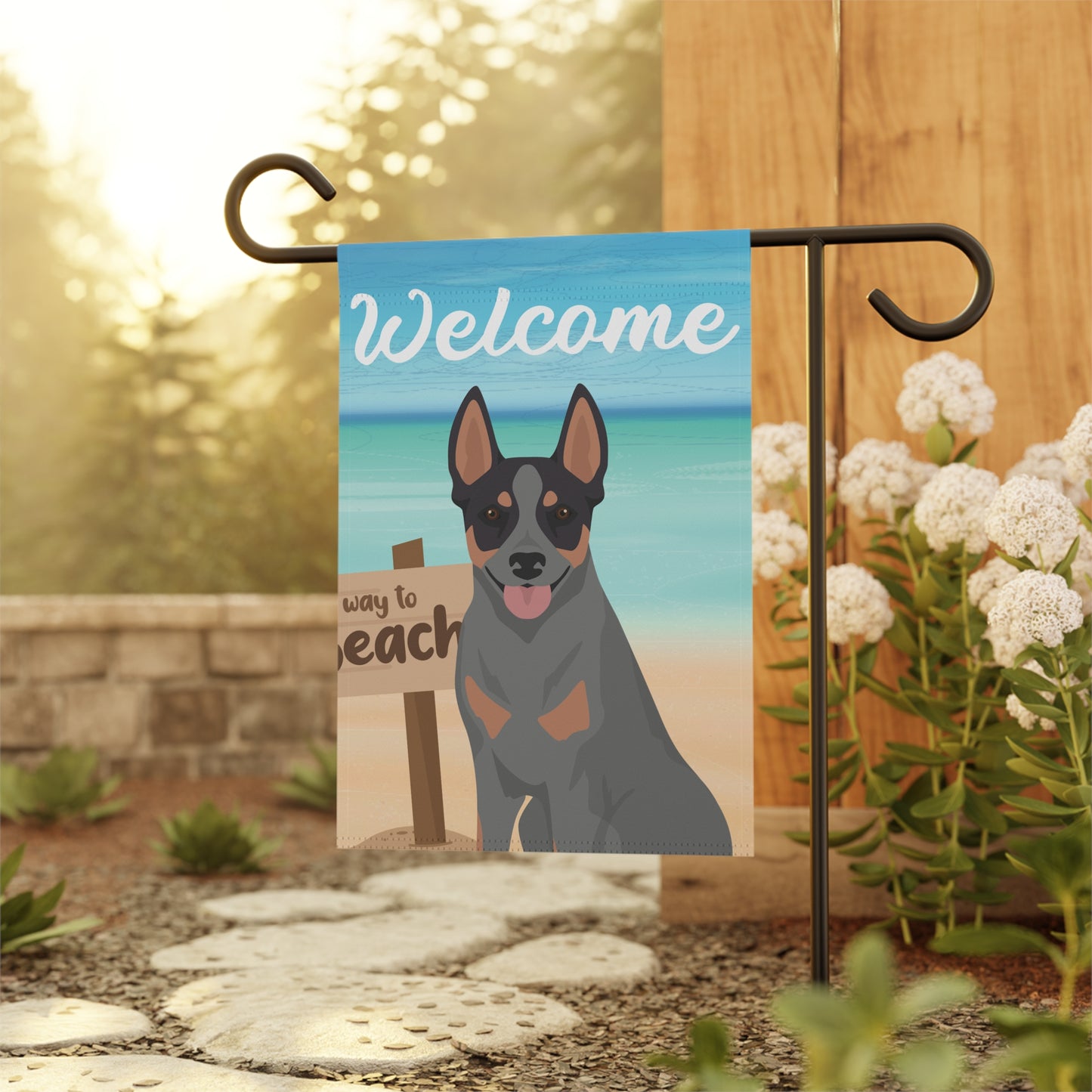 Australian Stumpy Tail Cattle Dog Dog Garden Flag
