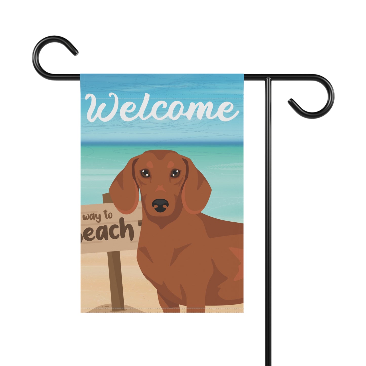 Dachshund Dog Garden Flag