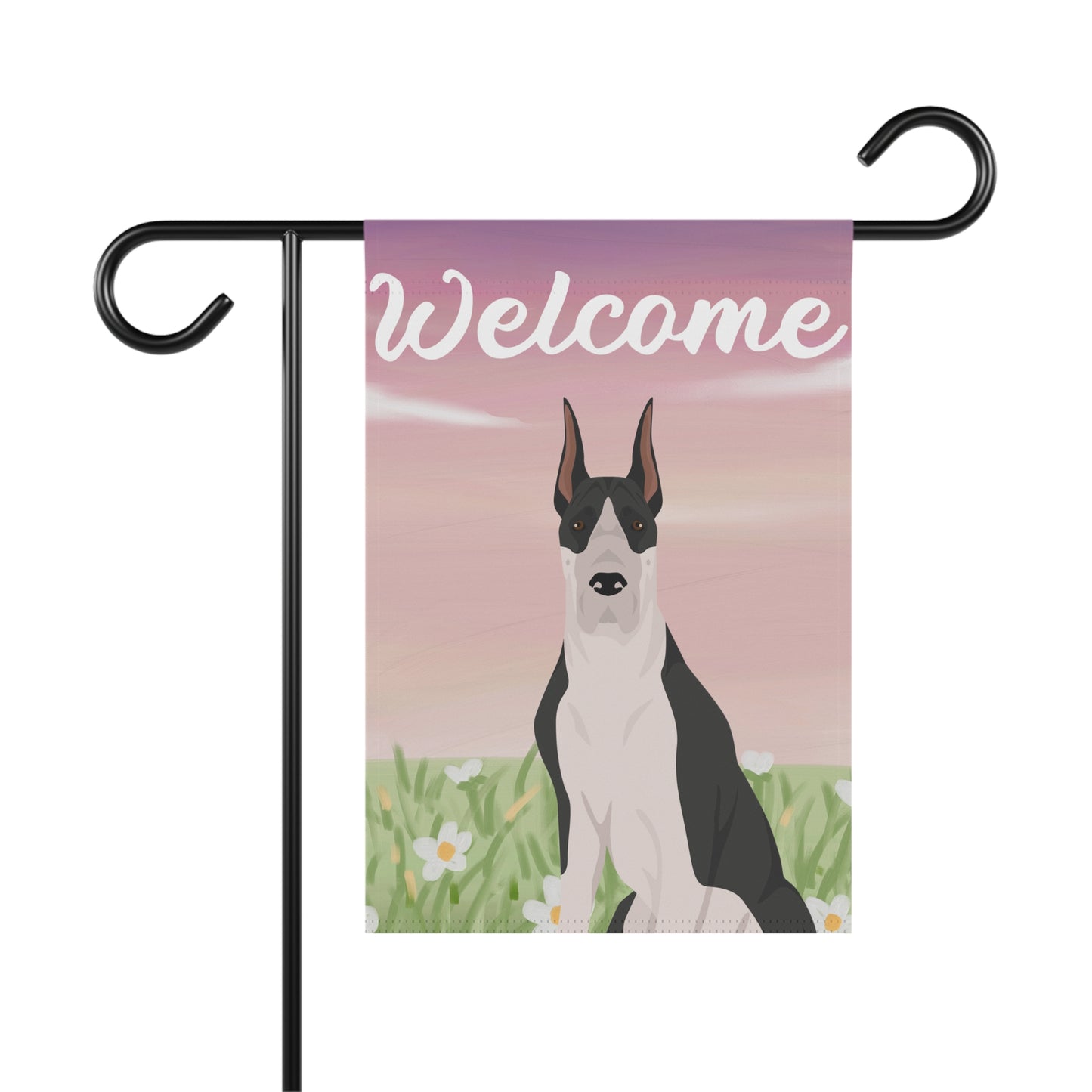 Great Dane Dog Welcome Garden Flag