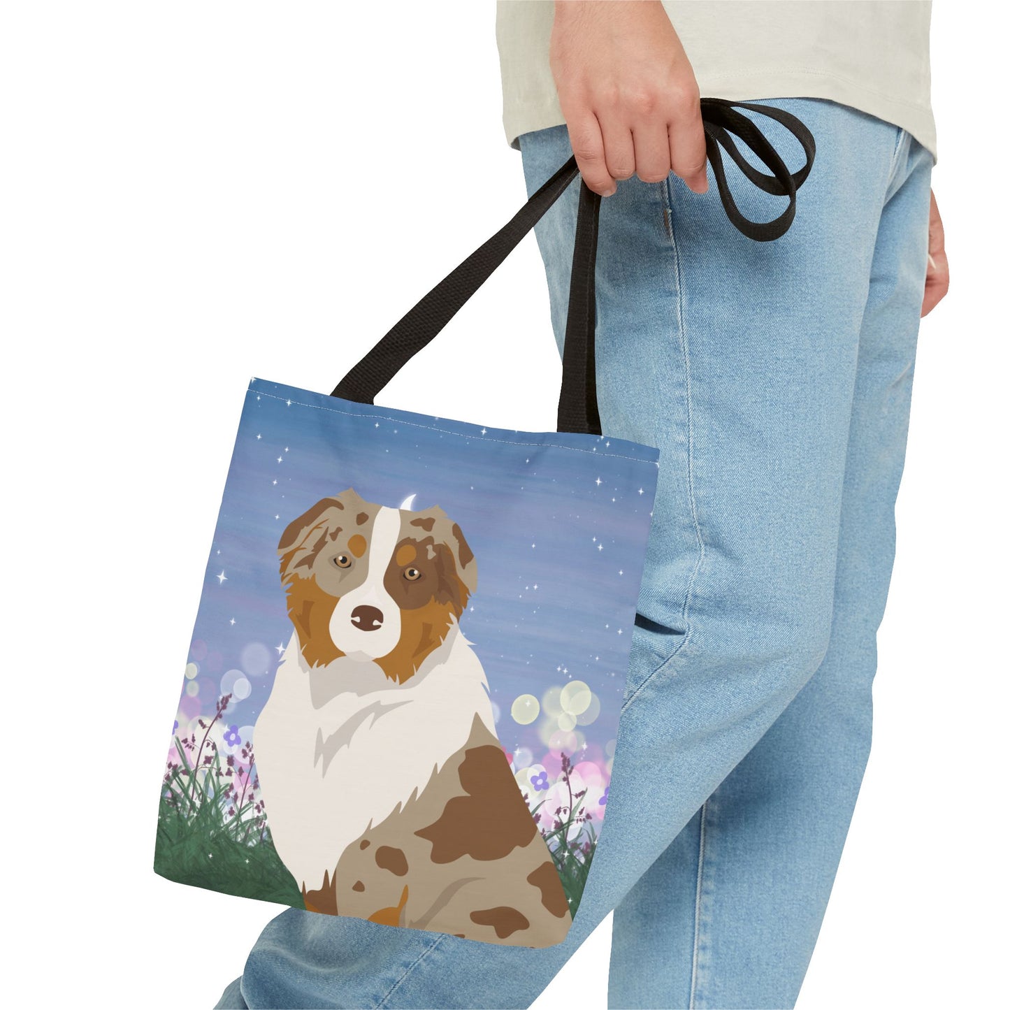 Australian Shepherd Dog Tote Bag 13x13