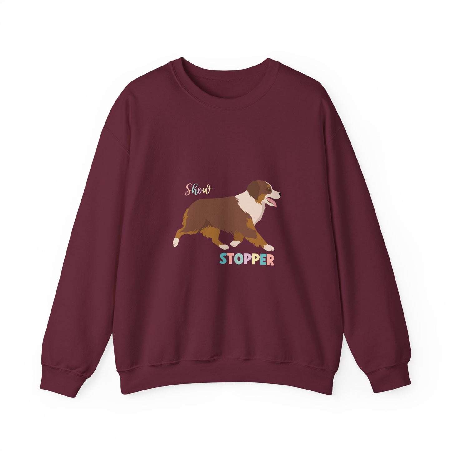 Miniature American Shepherd Dog Dog Unisex Heavy Blend Crewneck Sweatshirt