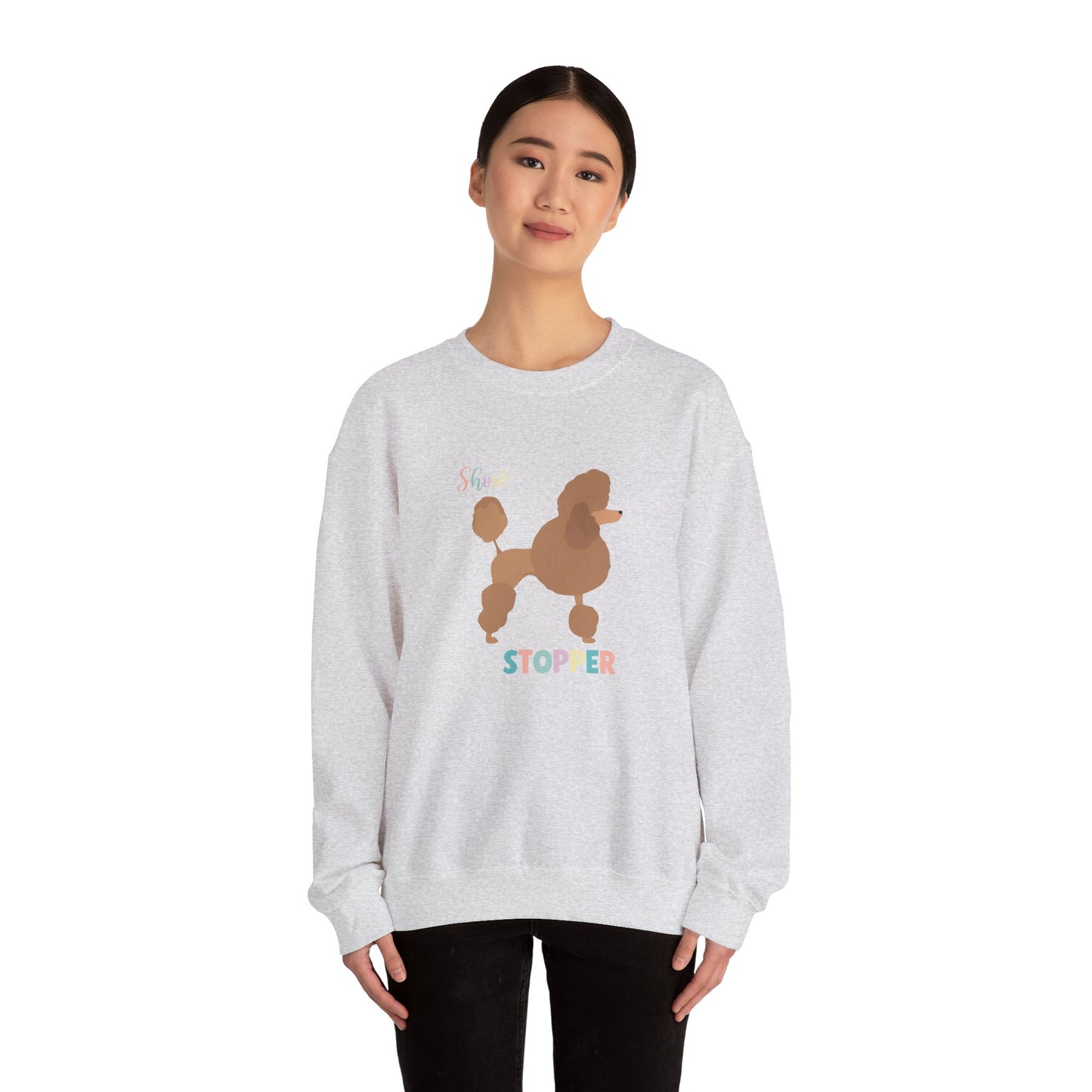 Poodle Dog Show Stopper Unisex Heavy Blend Crewneck Sweatshirt,Dog Mom Gift
