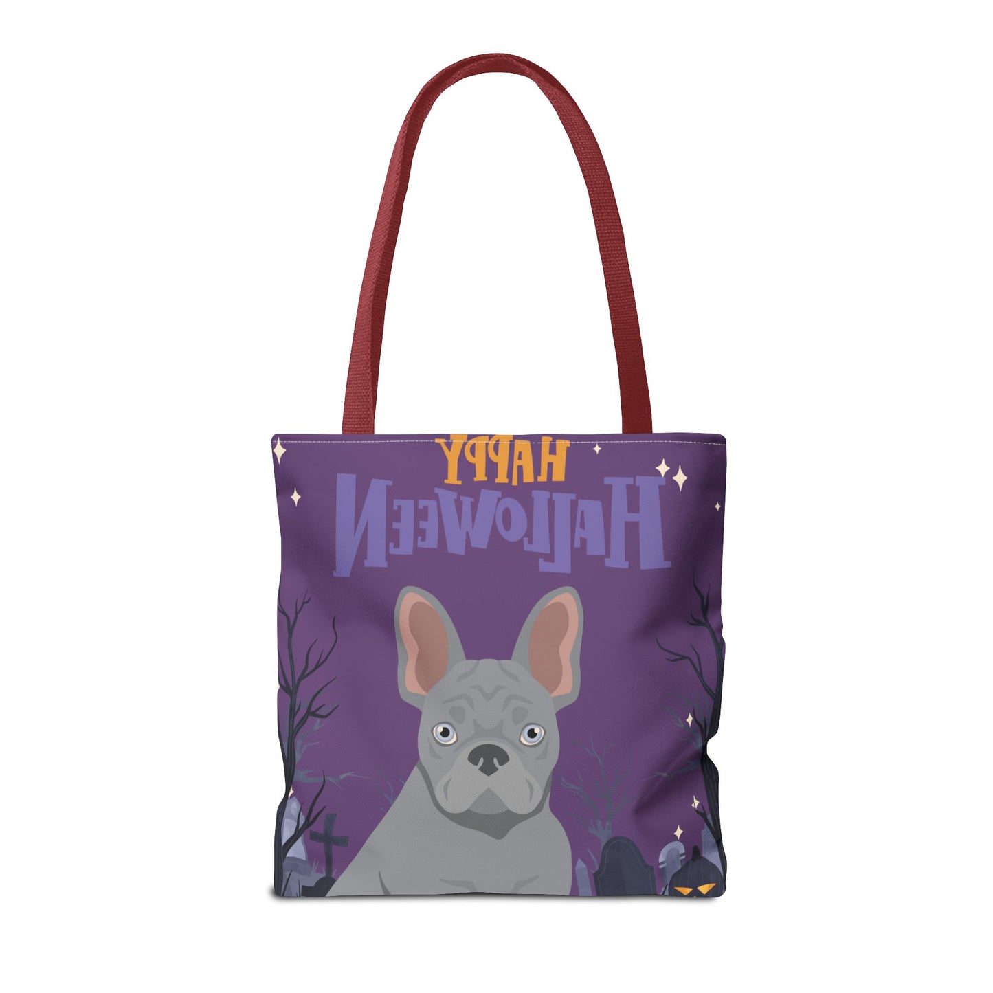 French Bulldog Dog Happy Halloween Tote Bag 16x16