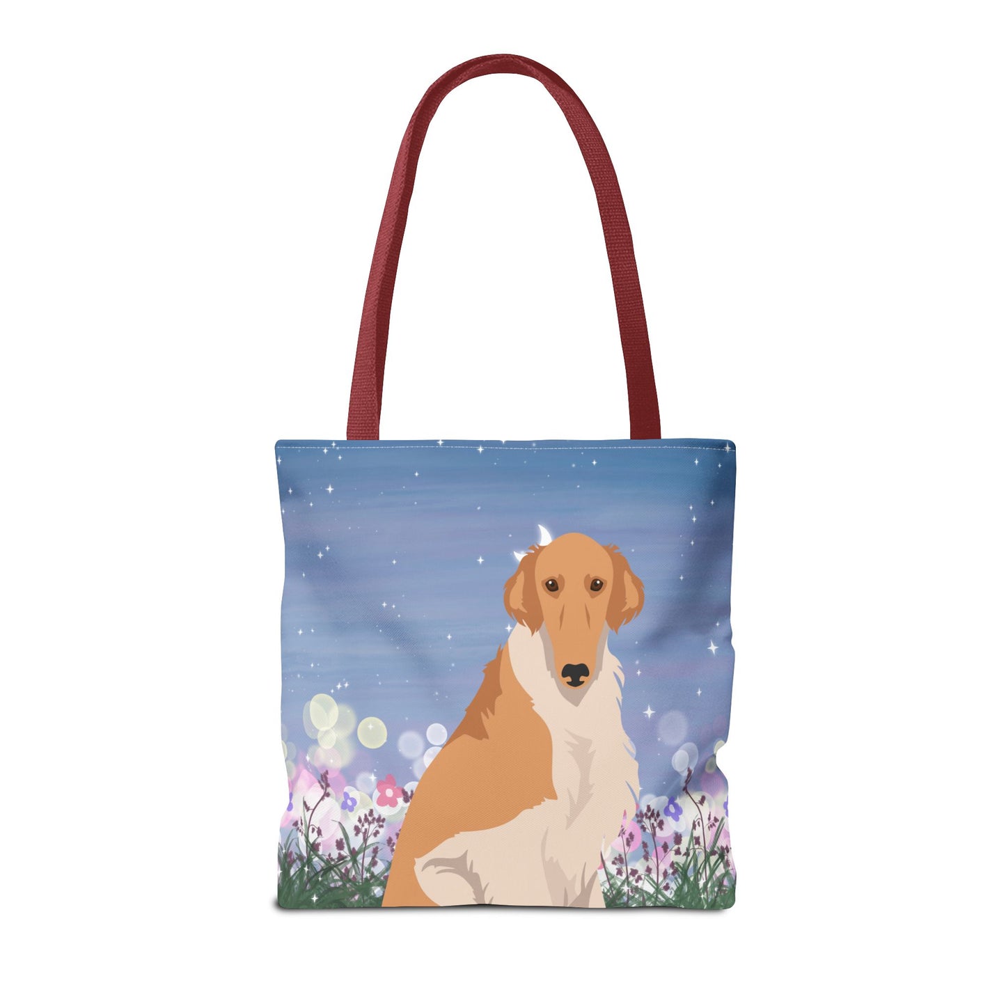 Borzoi Dog Tote Bag 16x16