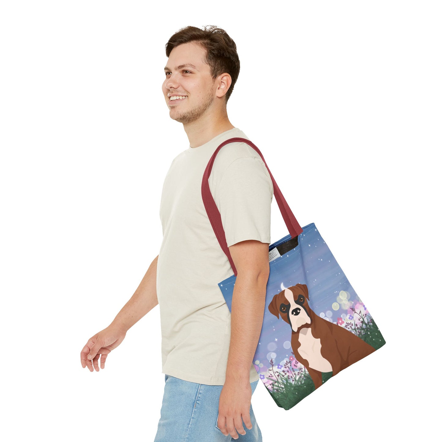 Boxer Dog Tote Bag 16x16