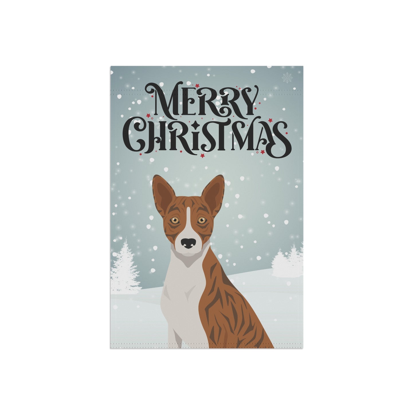 Basenji Dog Garden Flag
