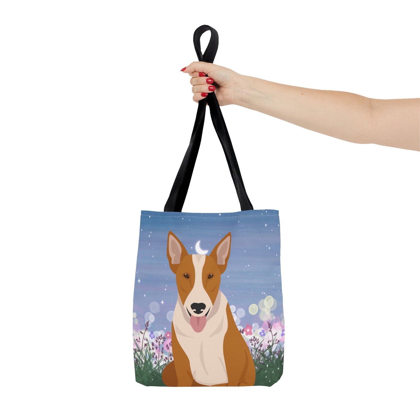 Bull Terrier Dog Tote Bag 13x13