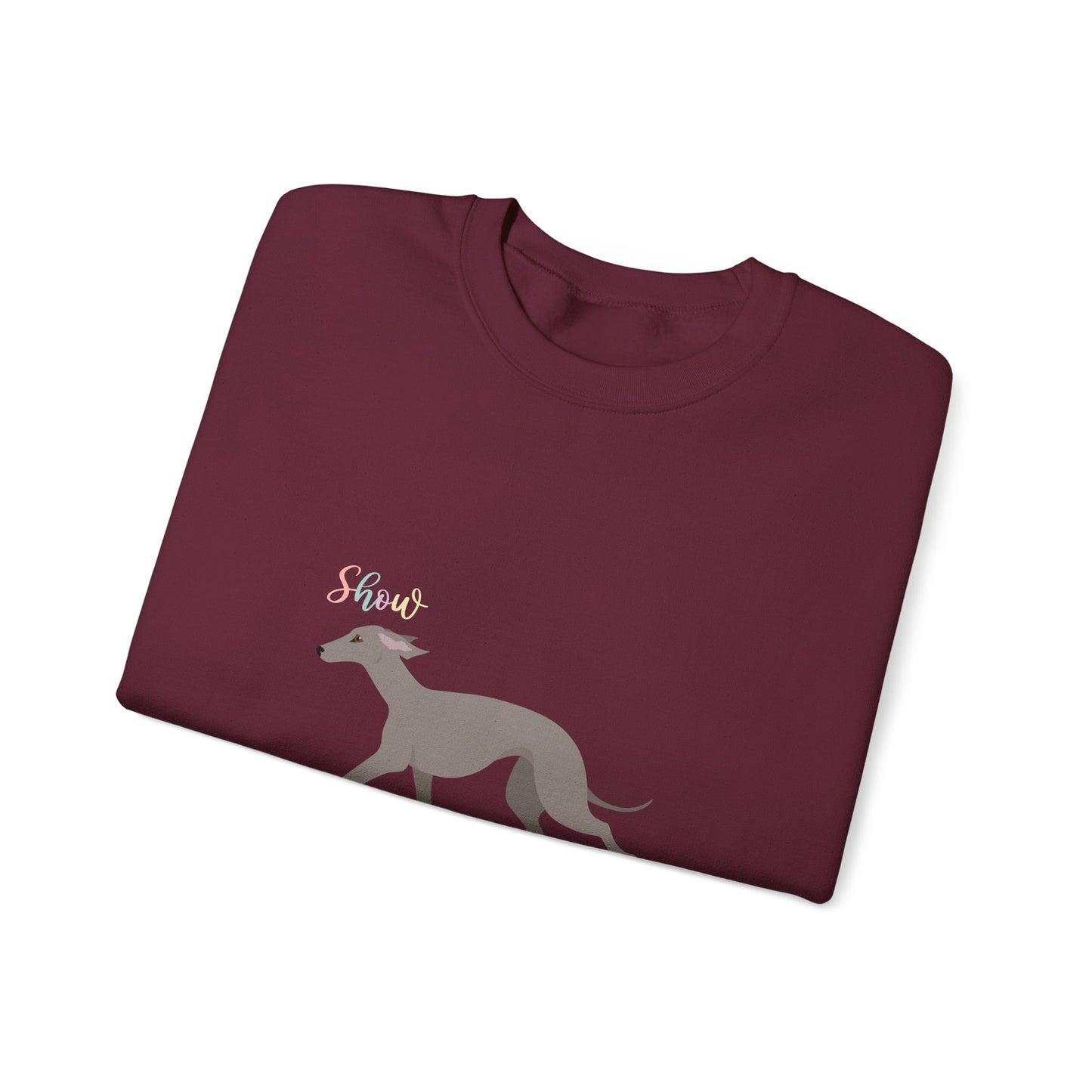 Italian Greyhound Dog Unisex Heavy Blend Crewneck Sweatshirt