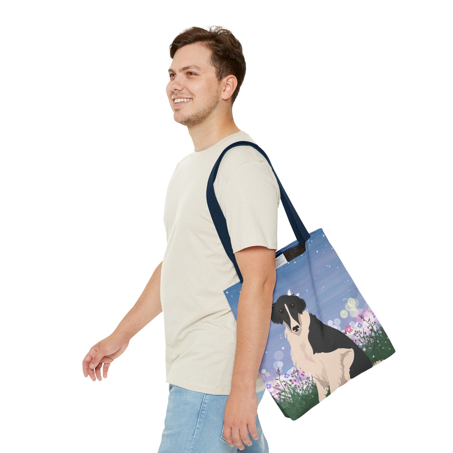 Borzoi Dog Tote Bag 16x16
