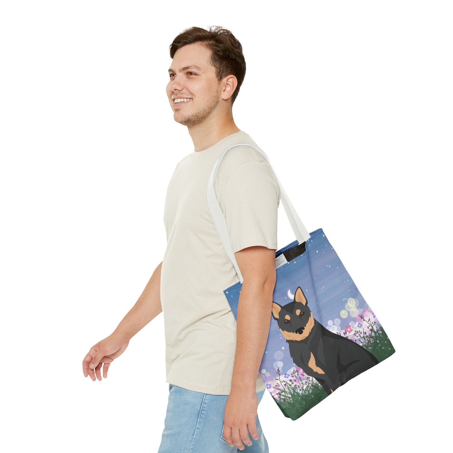 Korean Jindo Dog Tote Bag 16x16