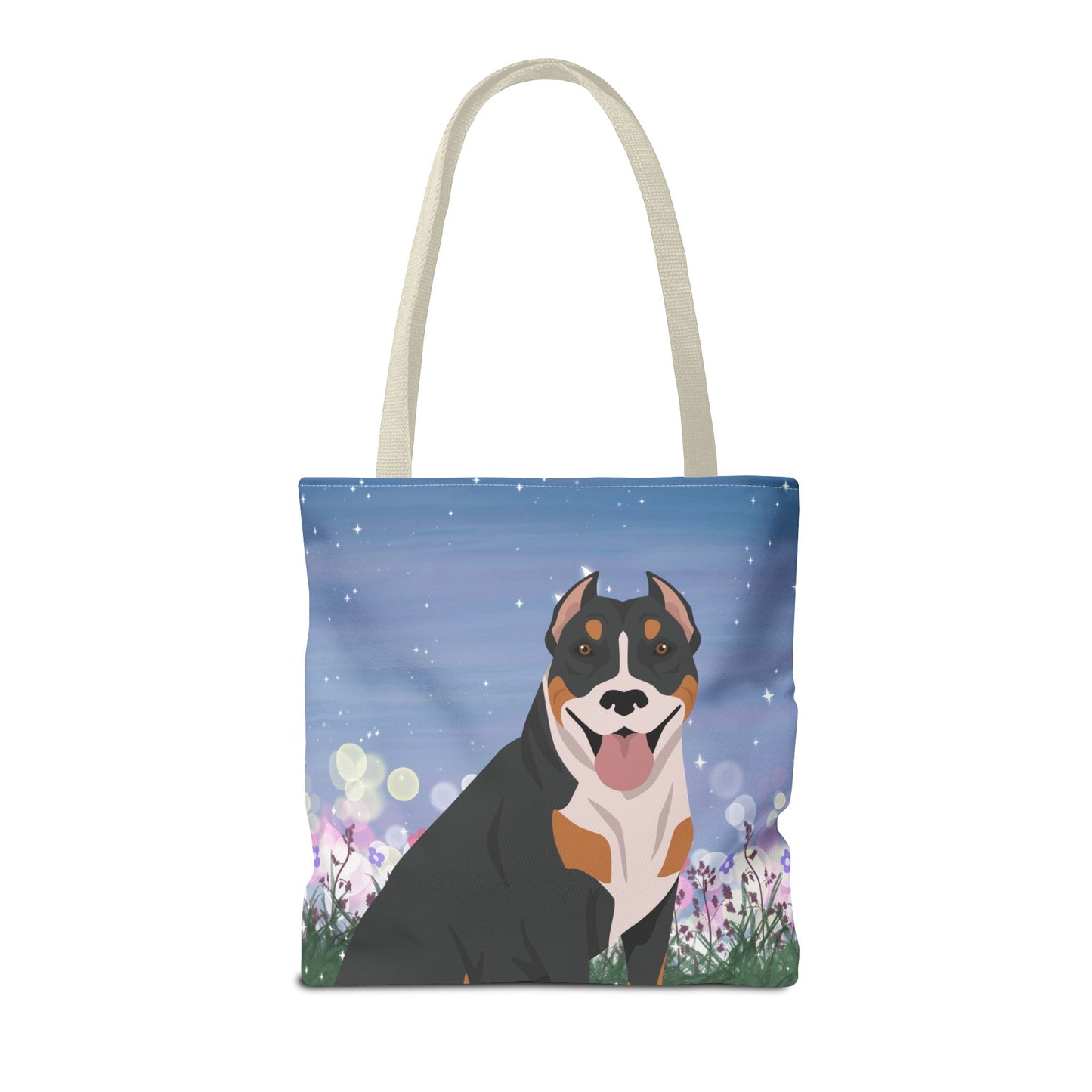 Pit Bull Dog Tote Bag 16x16