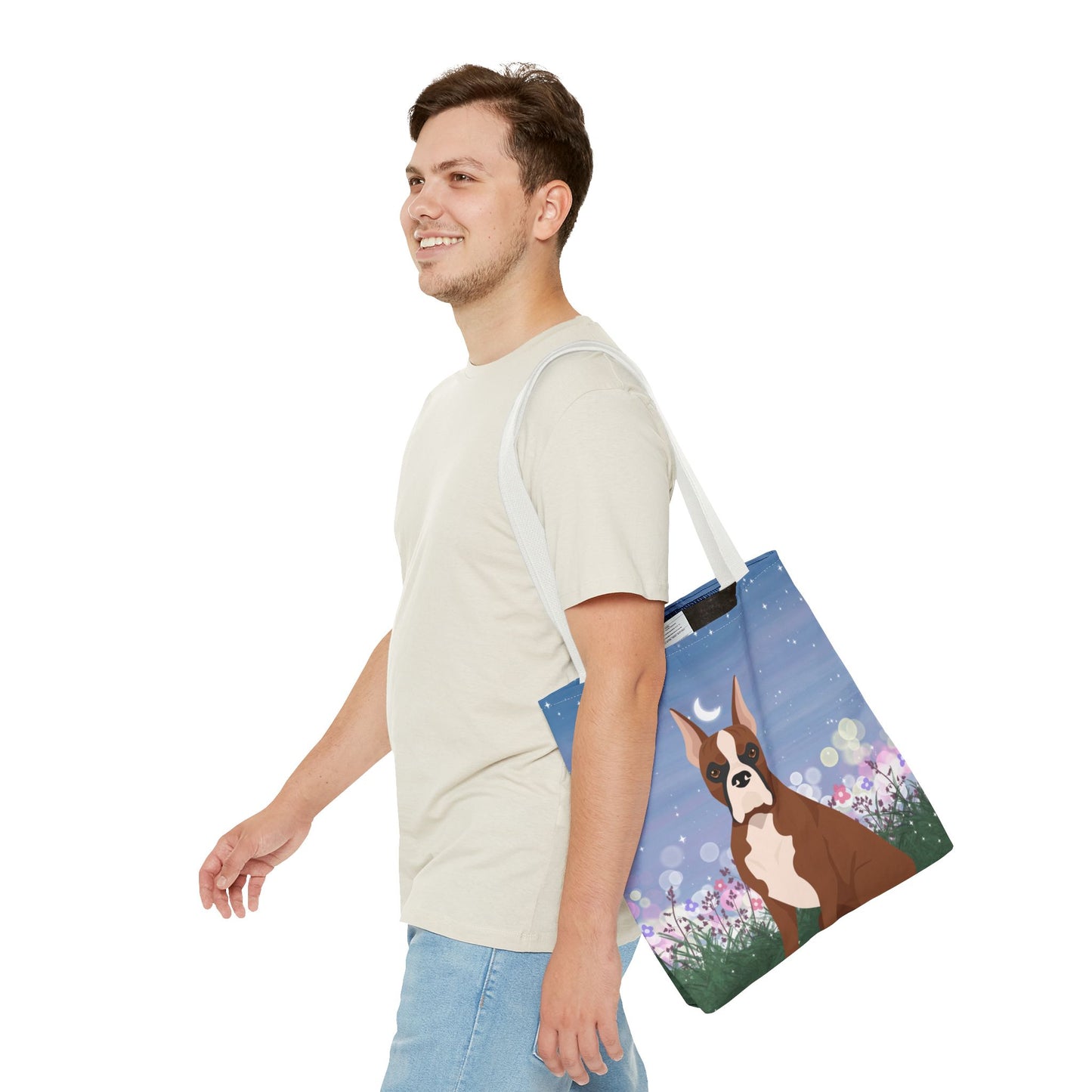 Boxer Dog Tote Bag 16x16