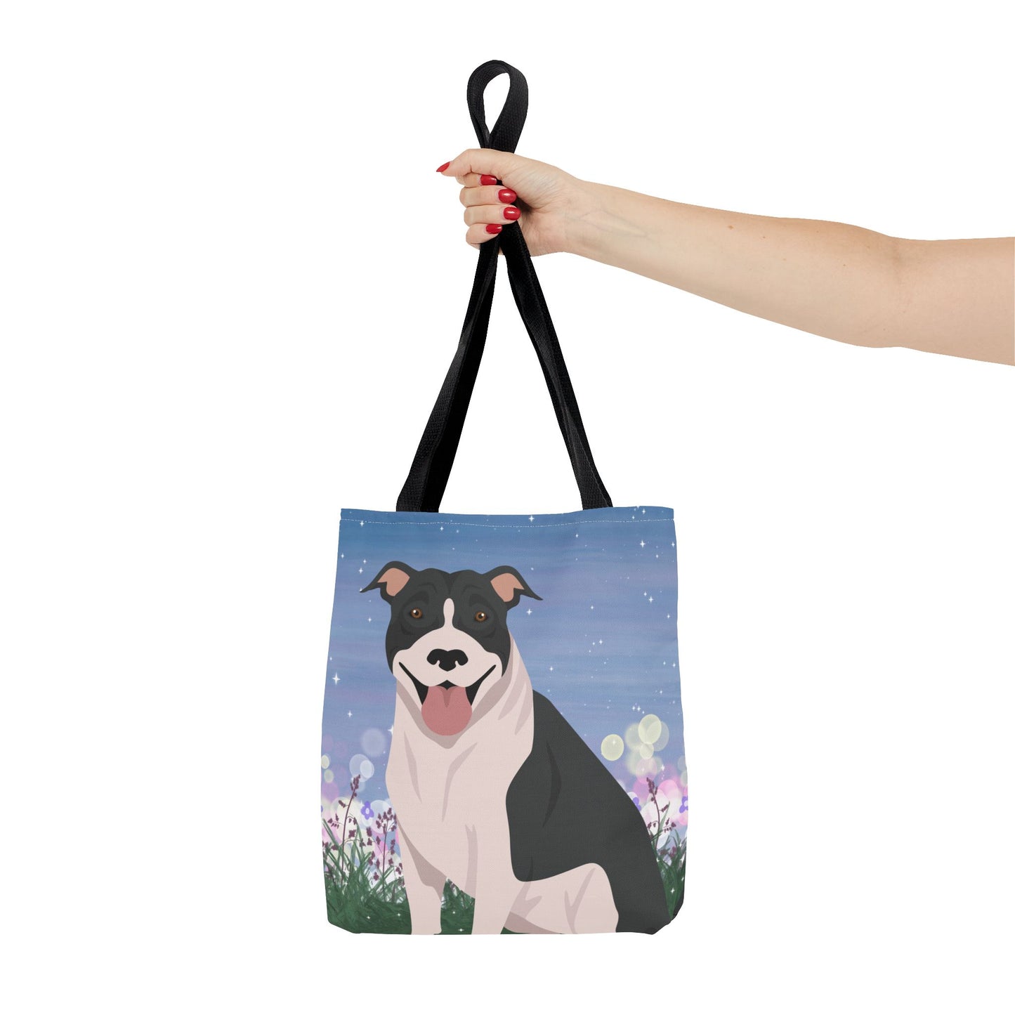 Pit Bull Dog Tote Bag 13x13