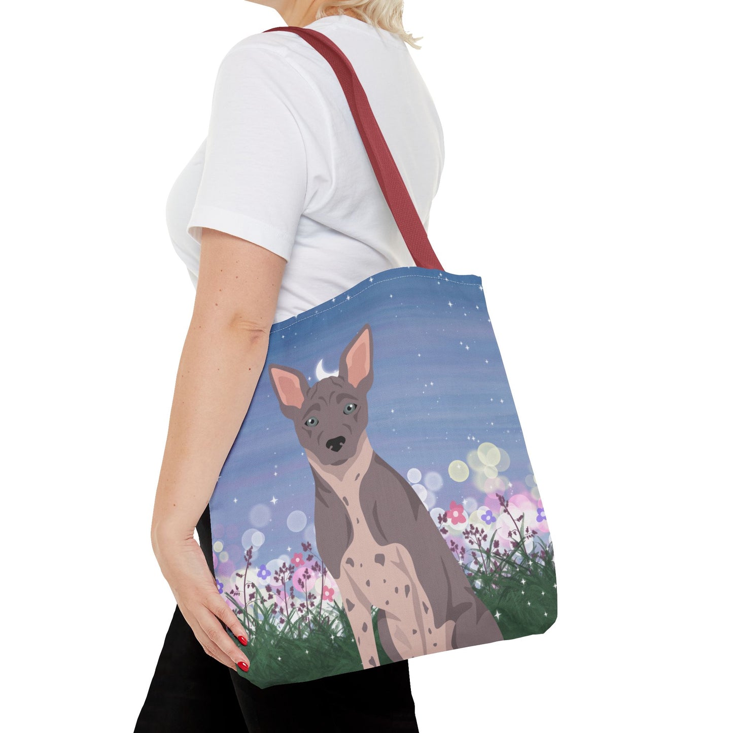 American Hairless Terrier Dog Tote Bag 16x16