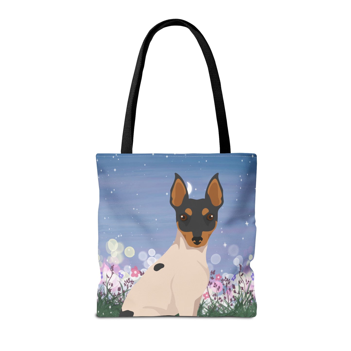 Toy Fox Terrier Dog Tote Bag 16x16