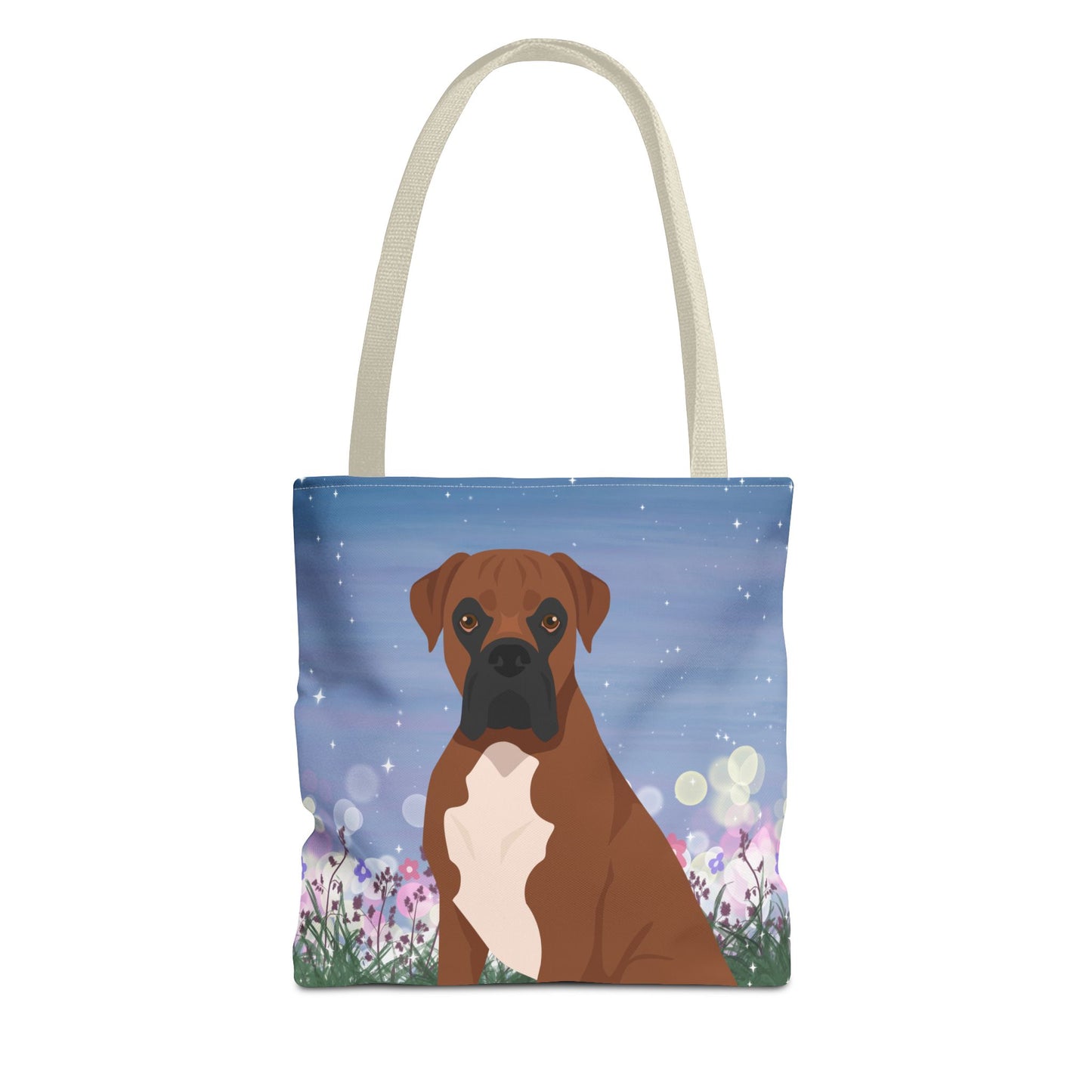 Boxer Dog Tote Bag 13x13