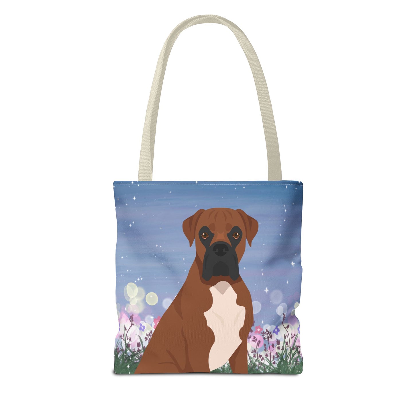 Boxer Dog Tote Bag 13x13