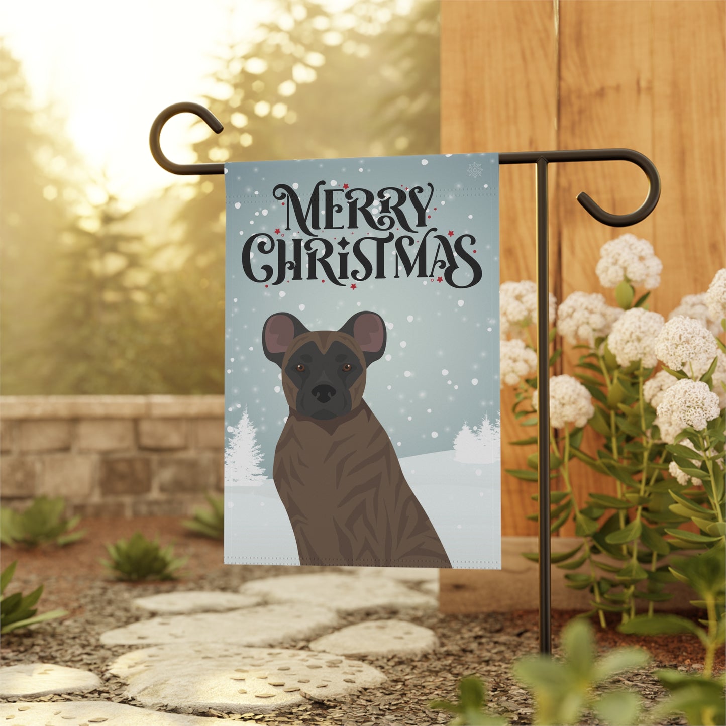 St Miguel Cattle Dog Garden Flag