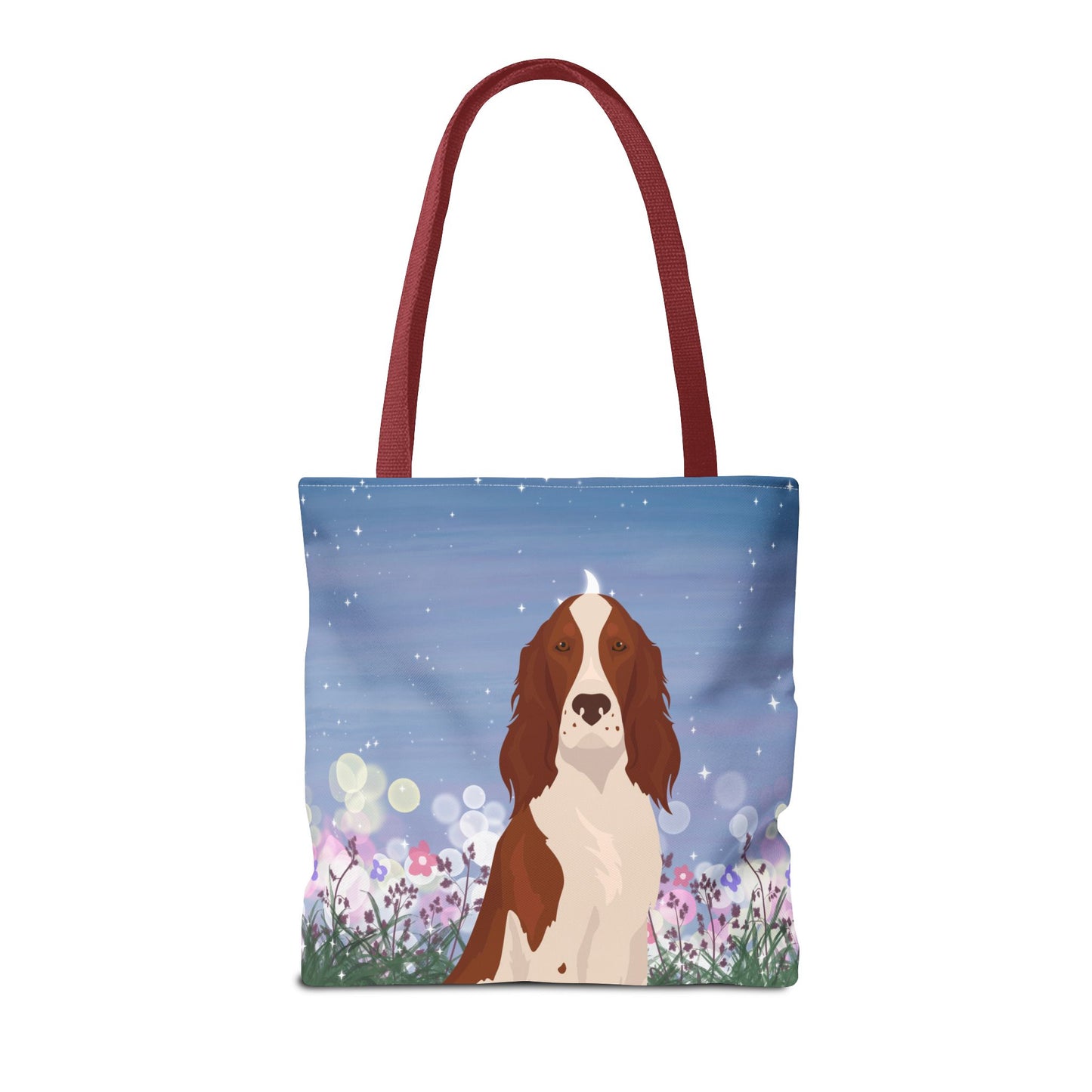 Irish R&W Setter Dog Tote Bag 16x16