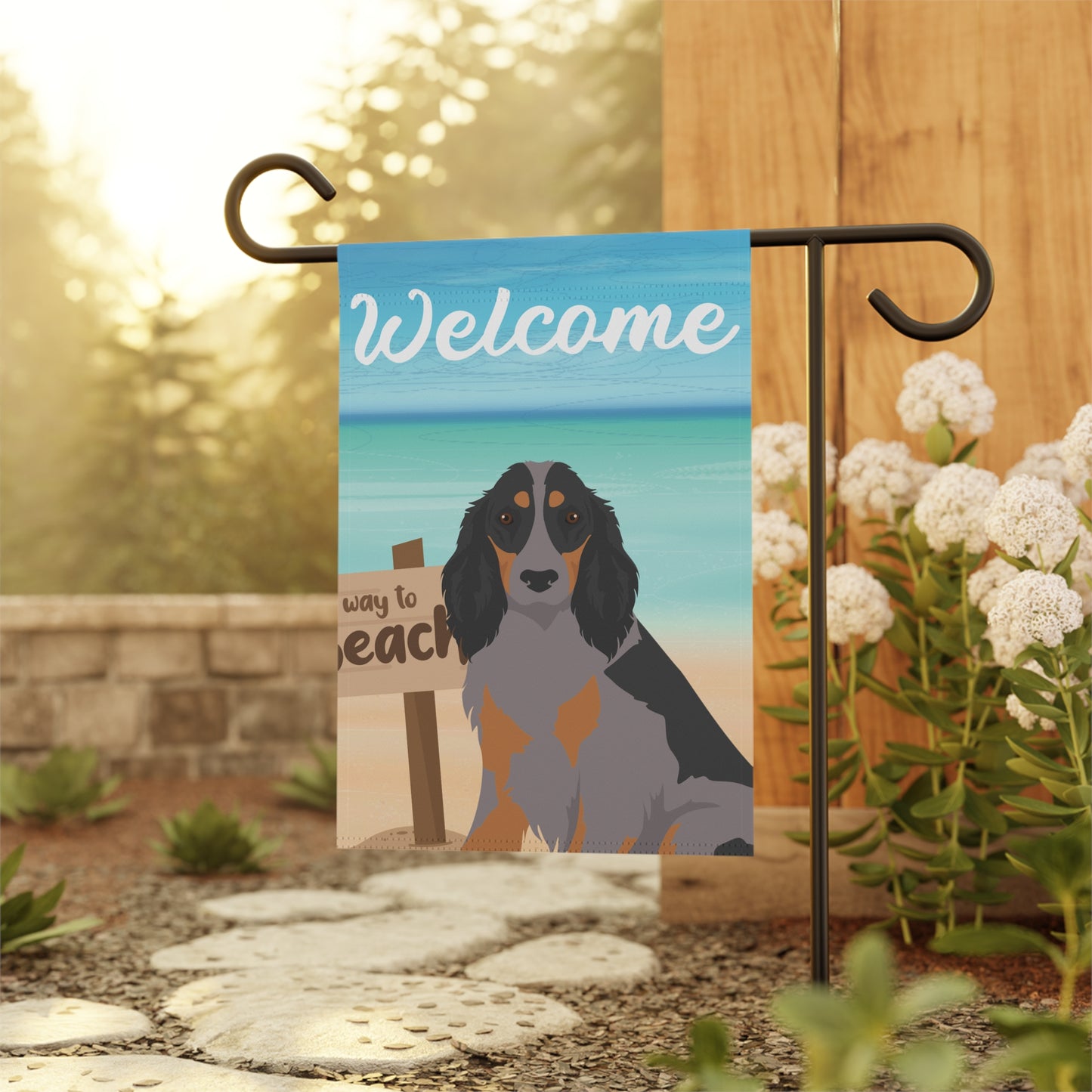 Picardy Spaniel Dog Garden Flag