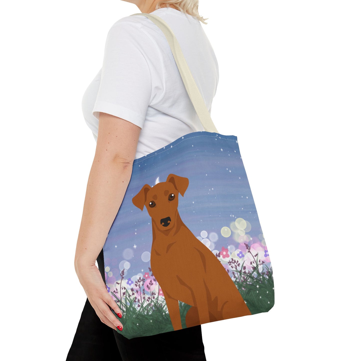 German Pinscher Dog Tote Bag 16x16