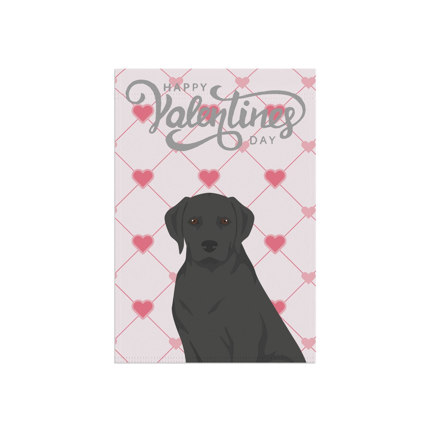 Labrador Retriever Dog Valentines Day Garden Flag