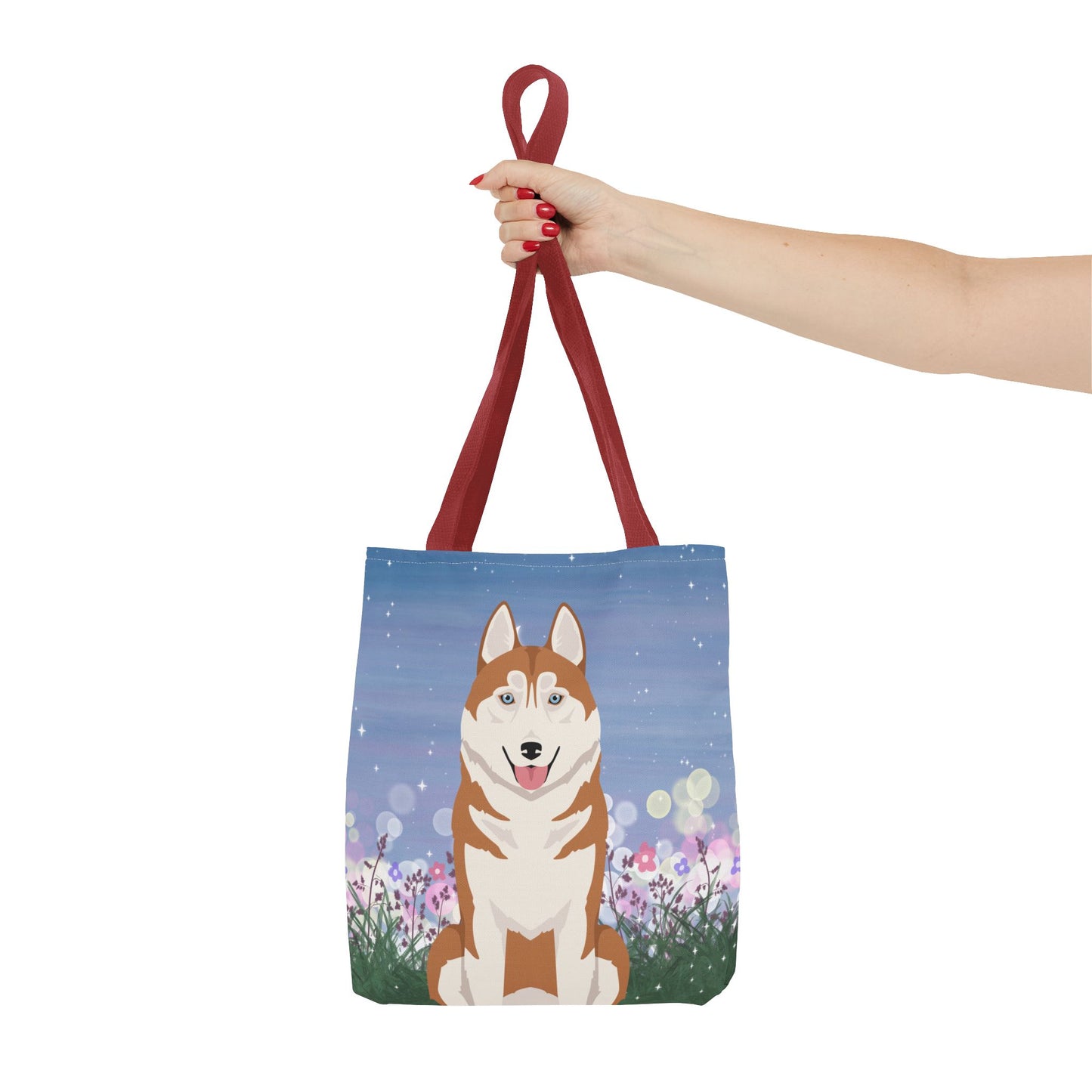 Siberian Husky Dog Tote Bag 13x13