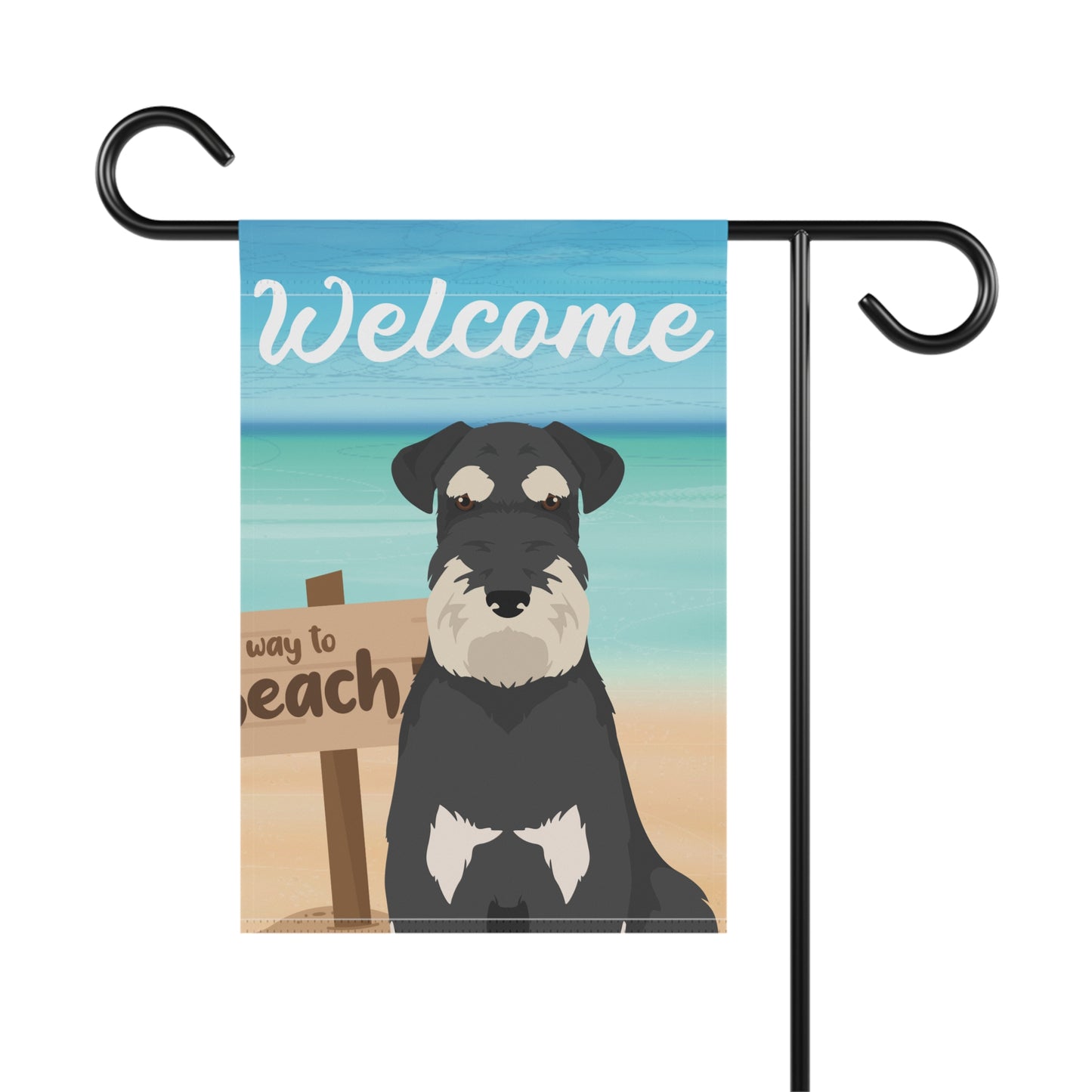 Schnauzer Dog Garden Flag