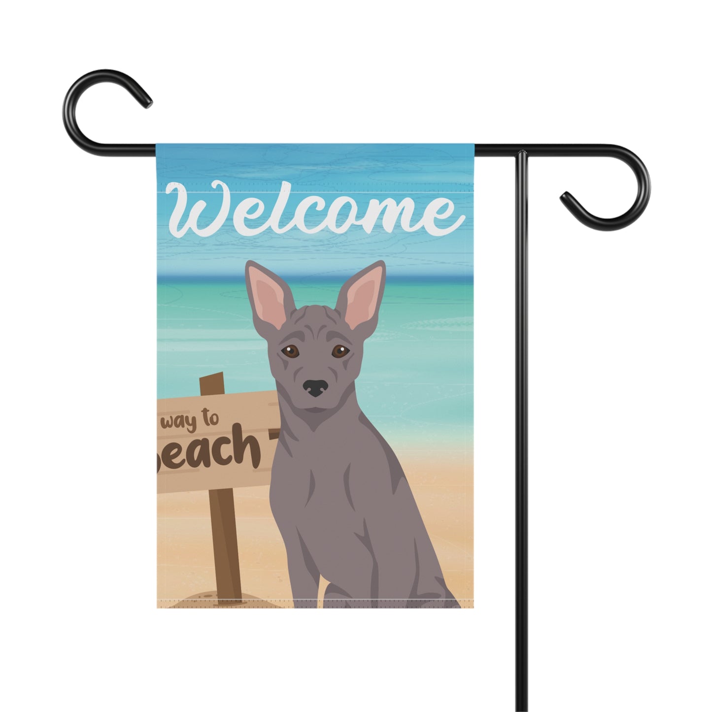 American Hairless Terrier Dog Garden Flag